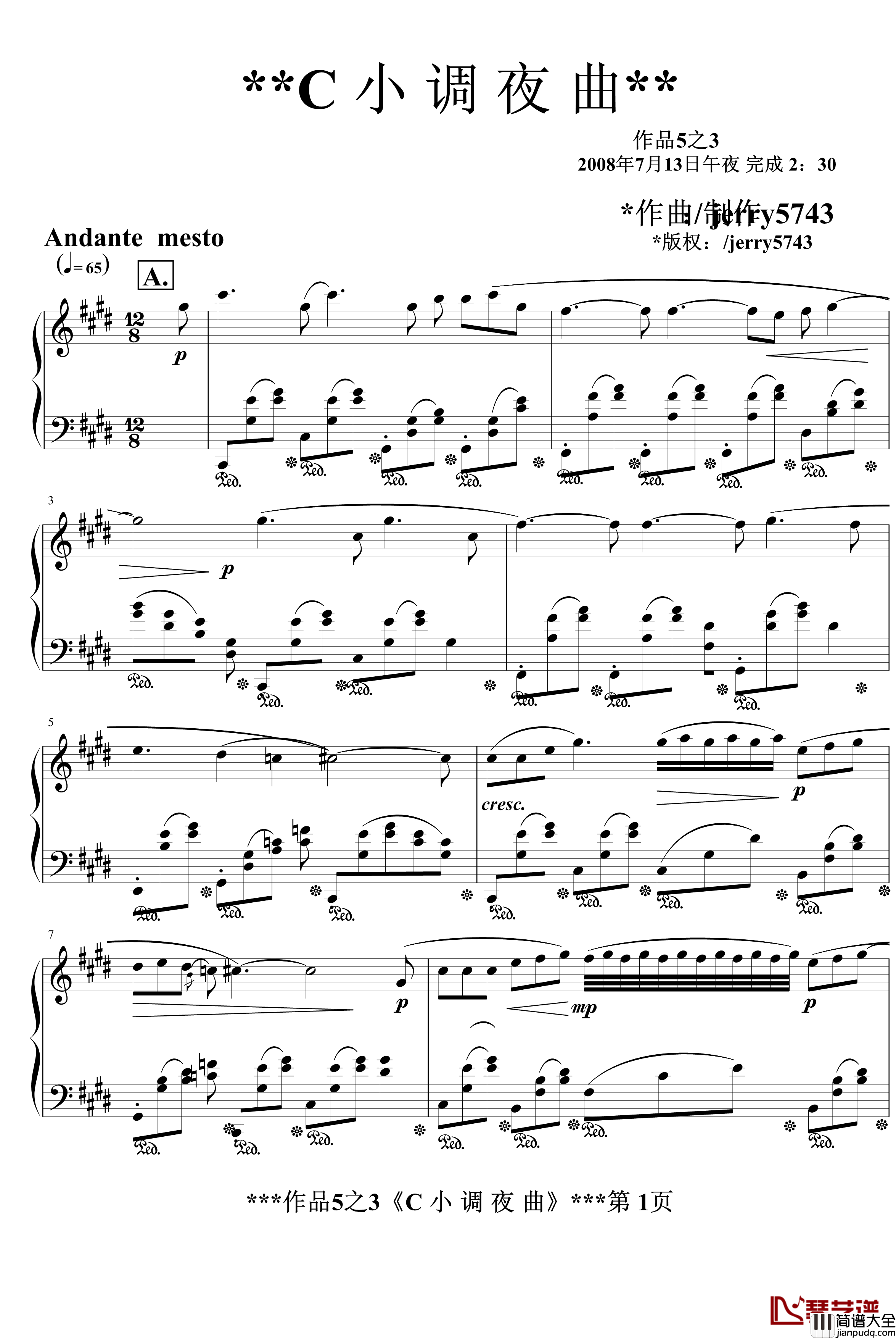 c小调夜曲op5.3钢琴谱_080713_jerry5743