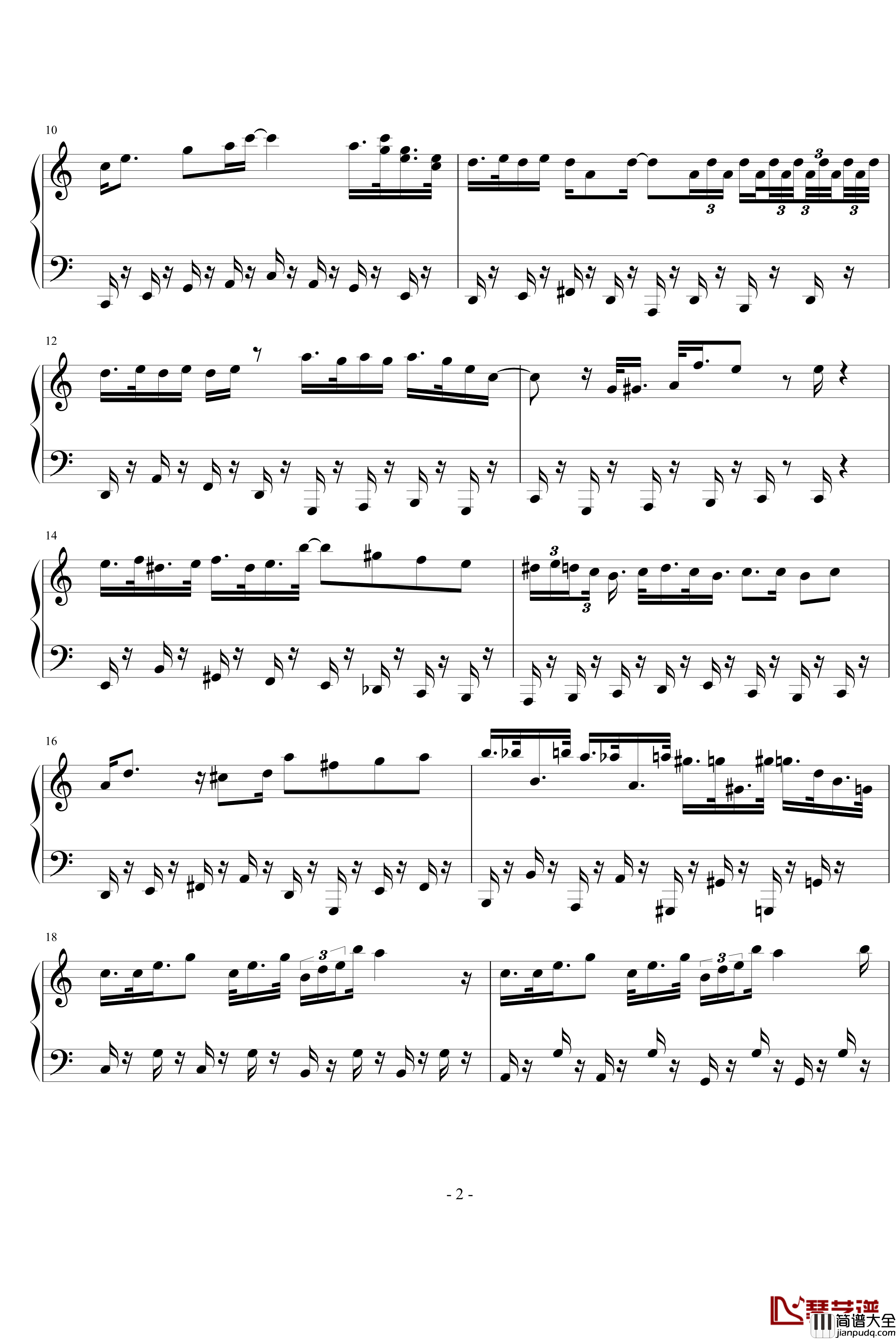 TRUCK&TRUCK钢琴谱_游戏