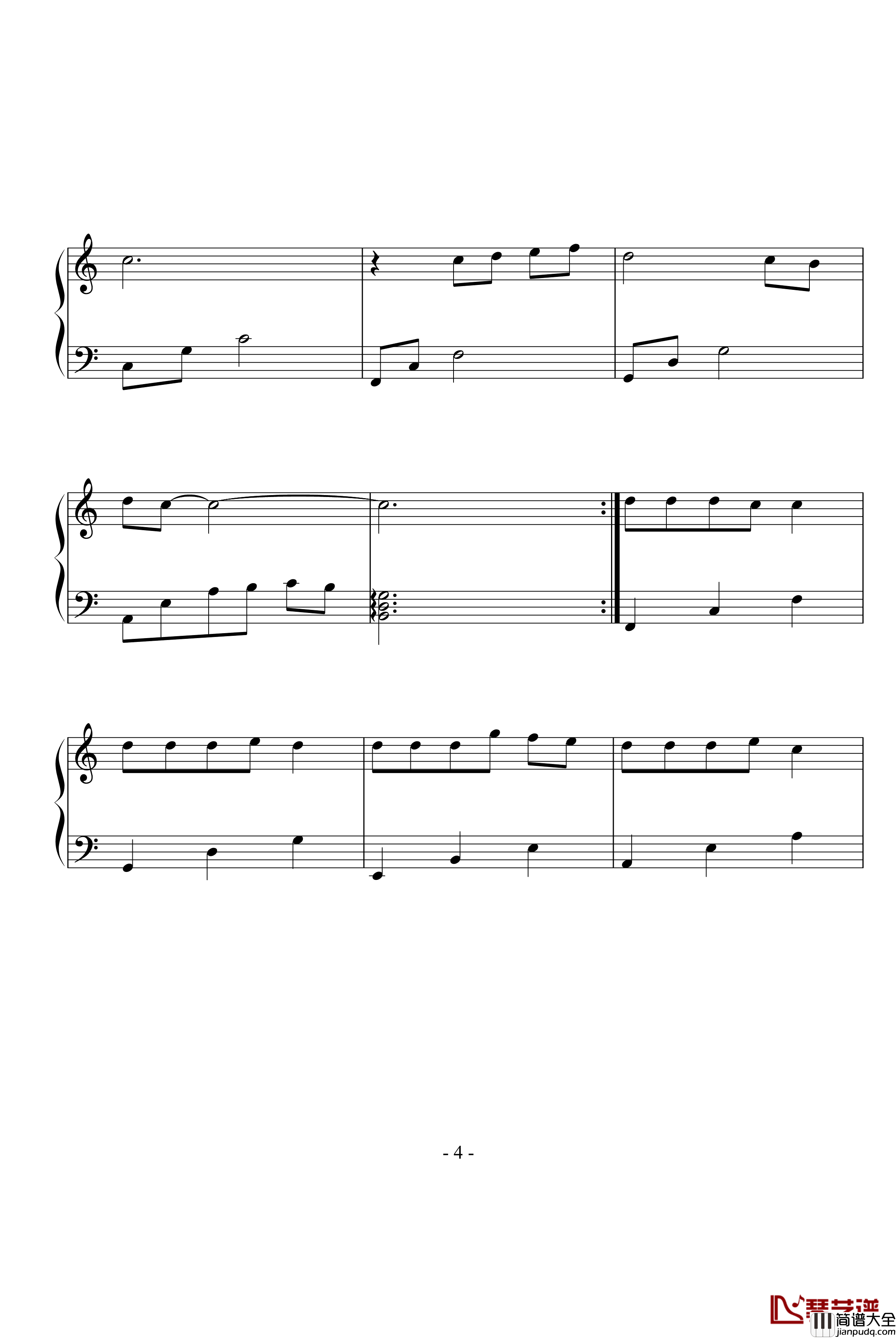 发现爱钢琴谱_林俊杰