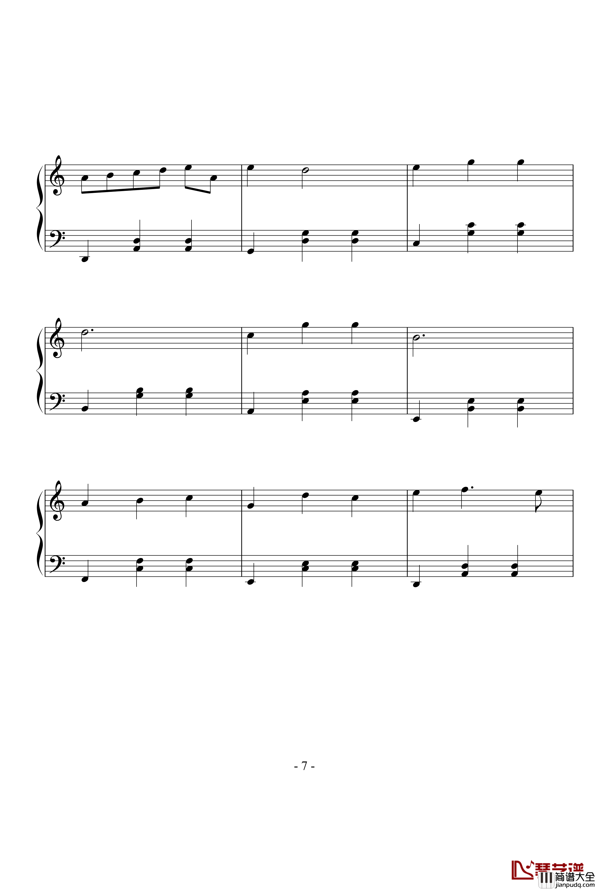 发现爱钢琴谱_林俊杰