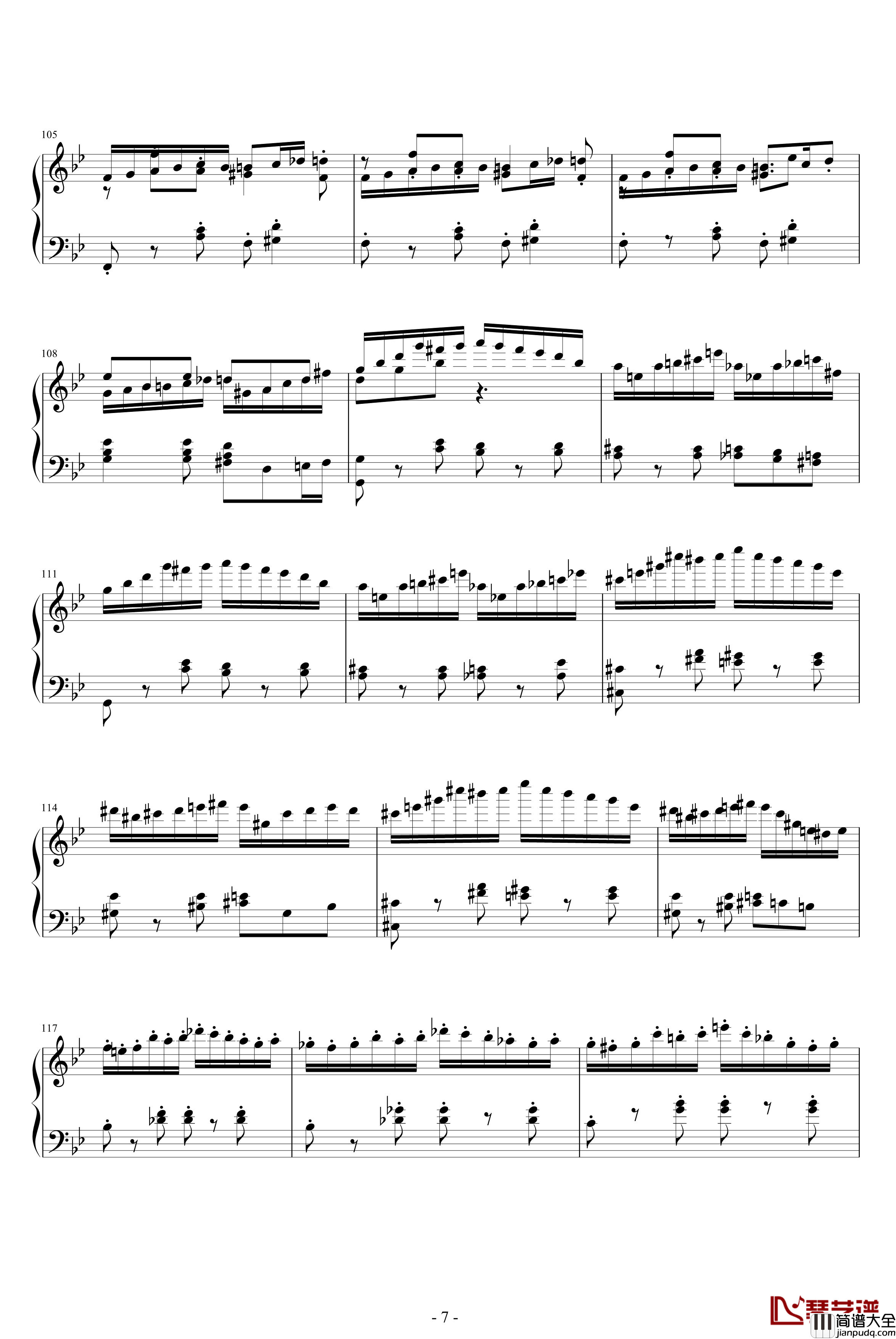 C大调谐谑曲钢琴谱_乐侠