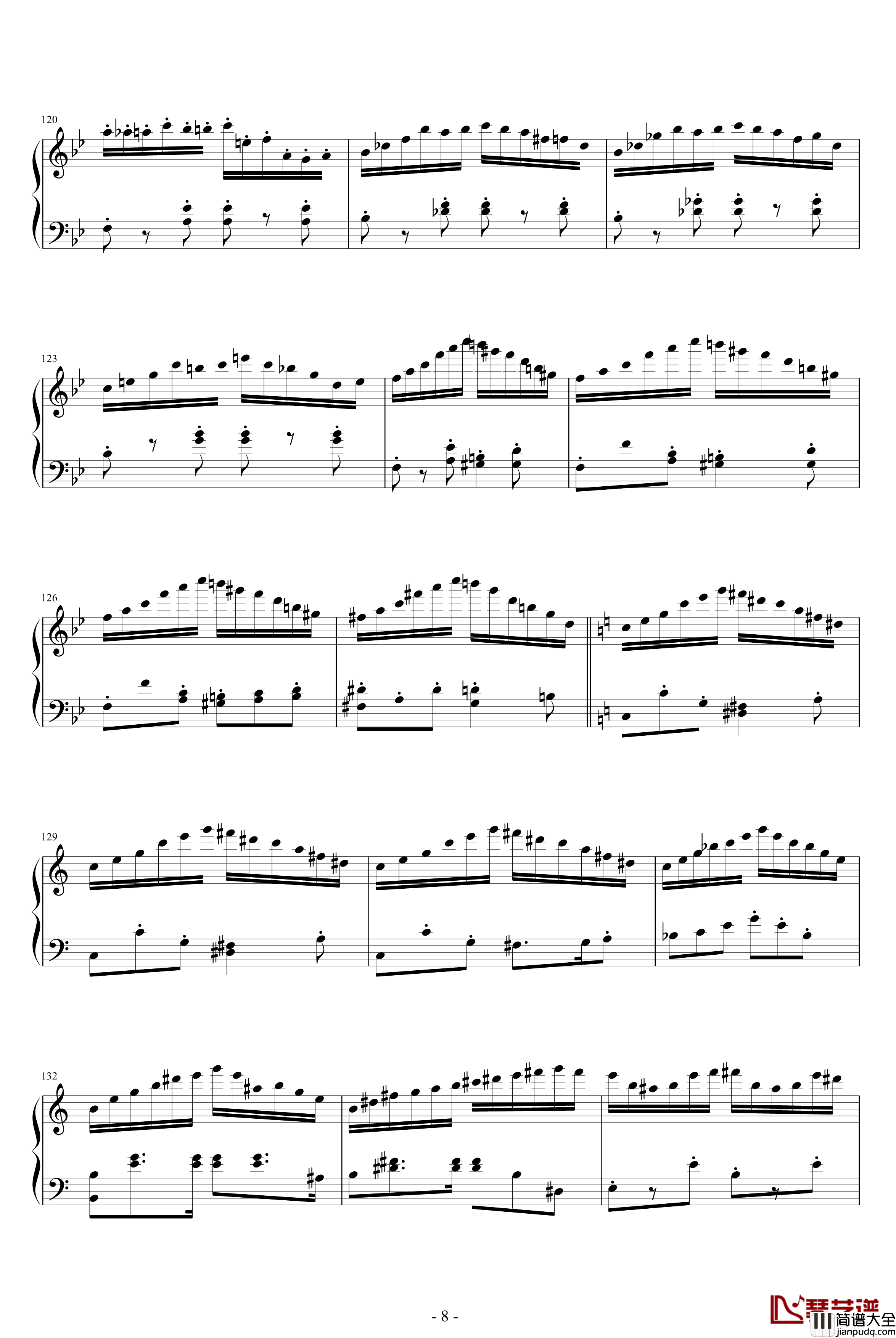 C大调谐谑曲钢琴谱_乐侠