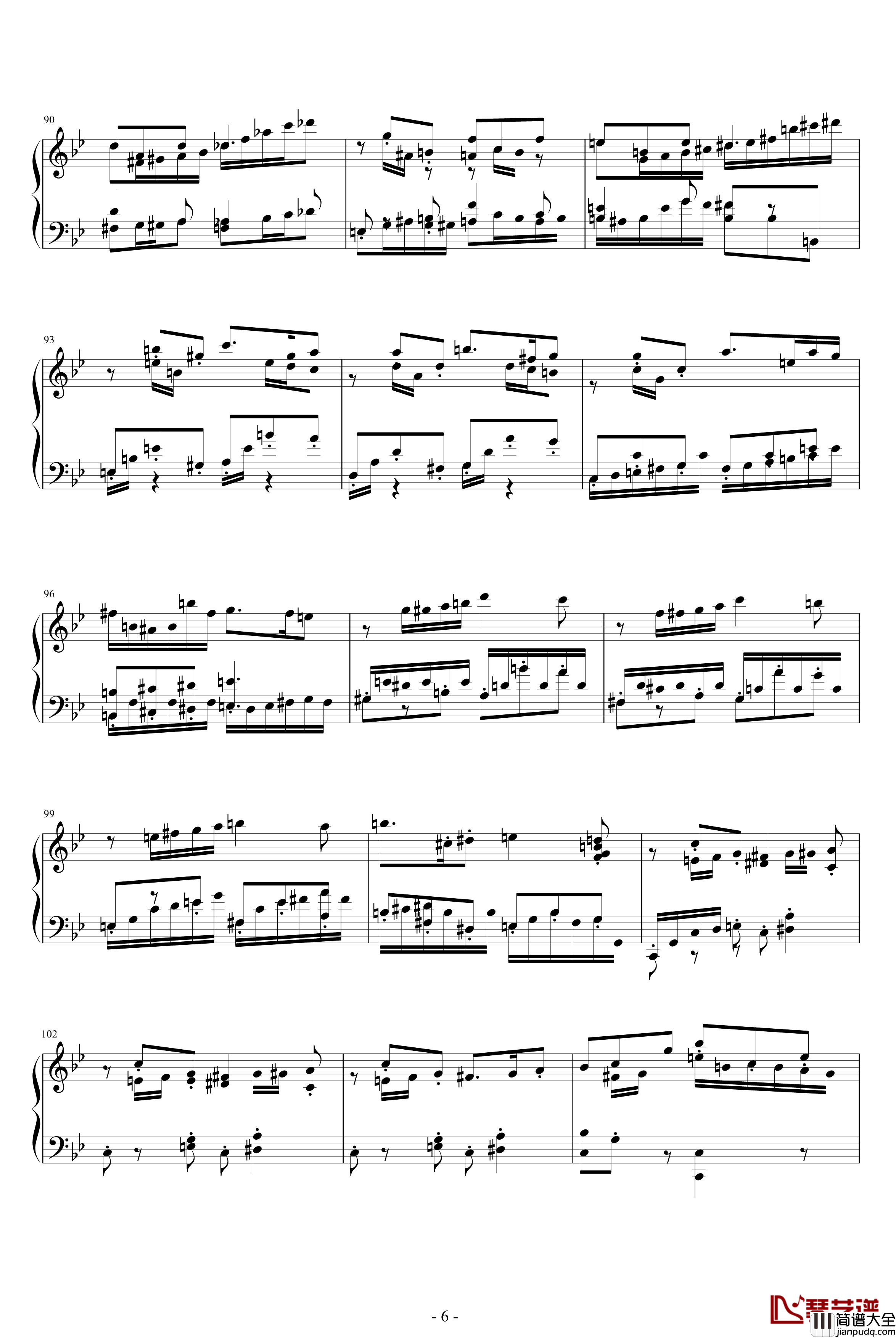 C大调谐谑曲钢琴谱_乐侠