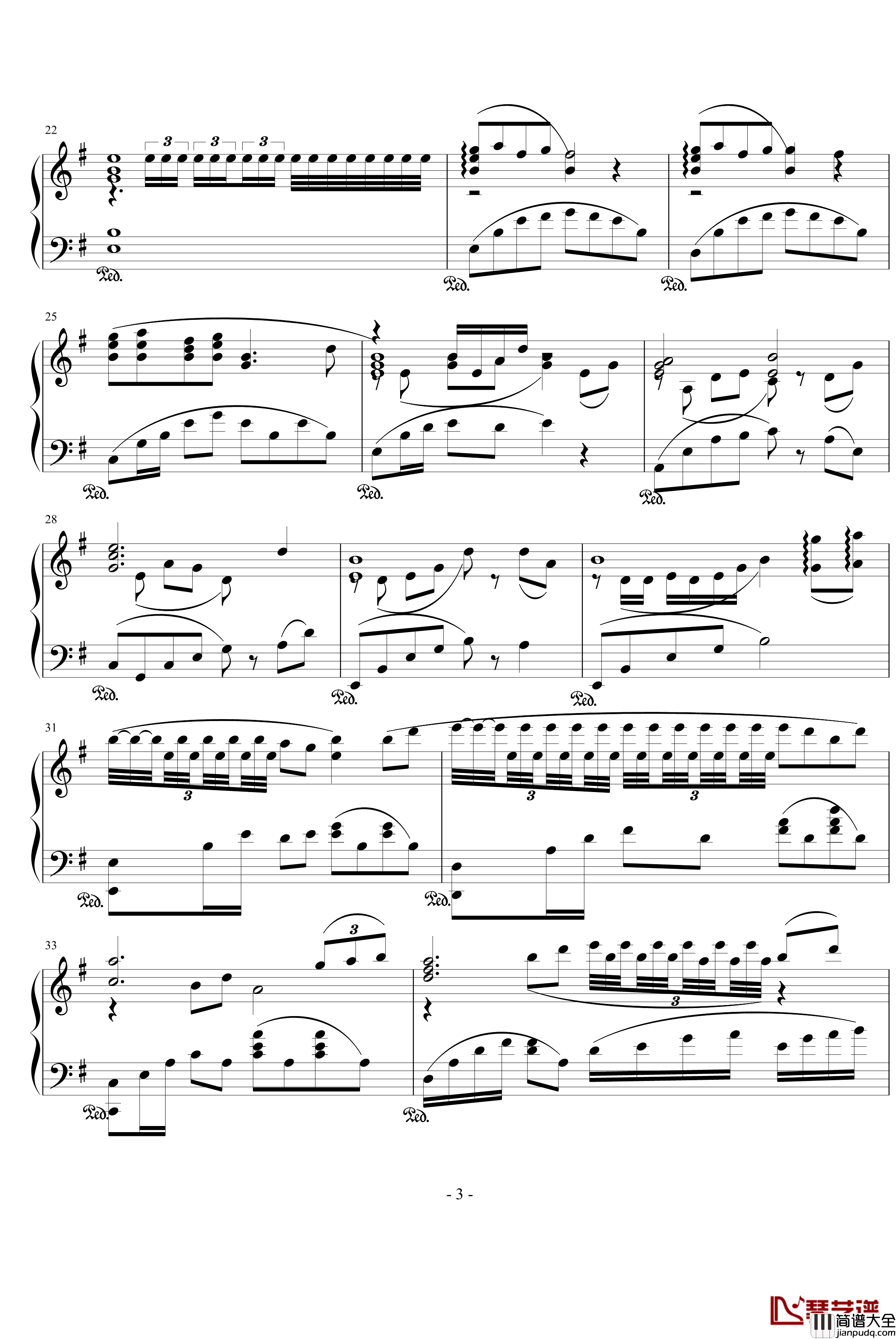 织梦行云钢琴谱_仙剑奇侠传四_仙剑奇侠传