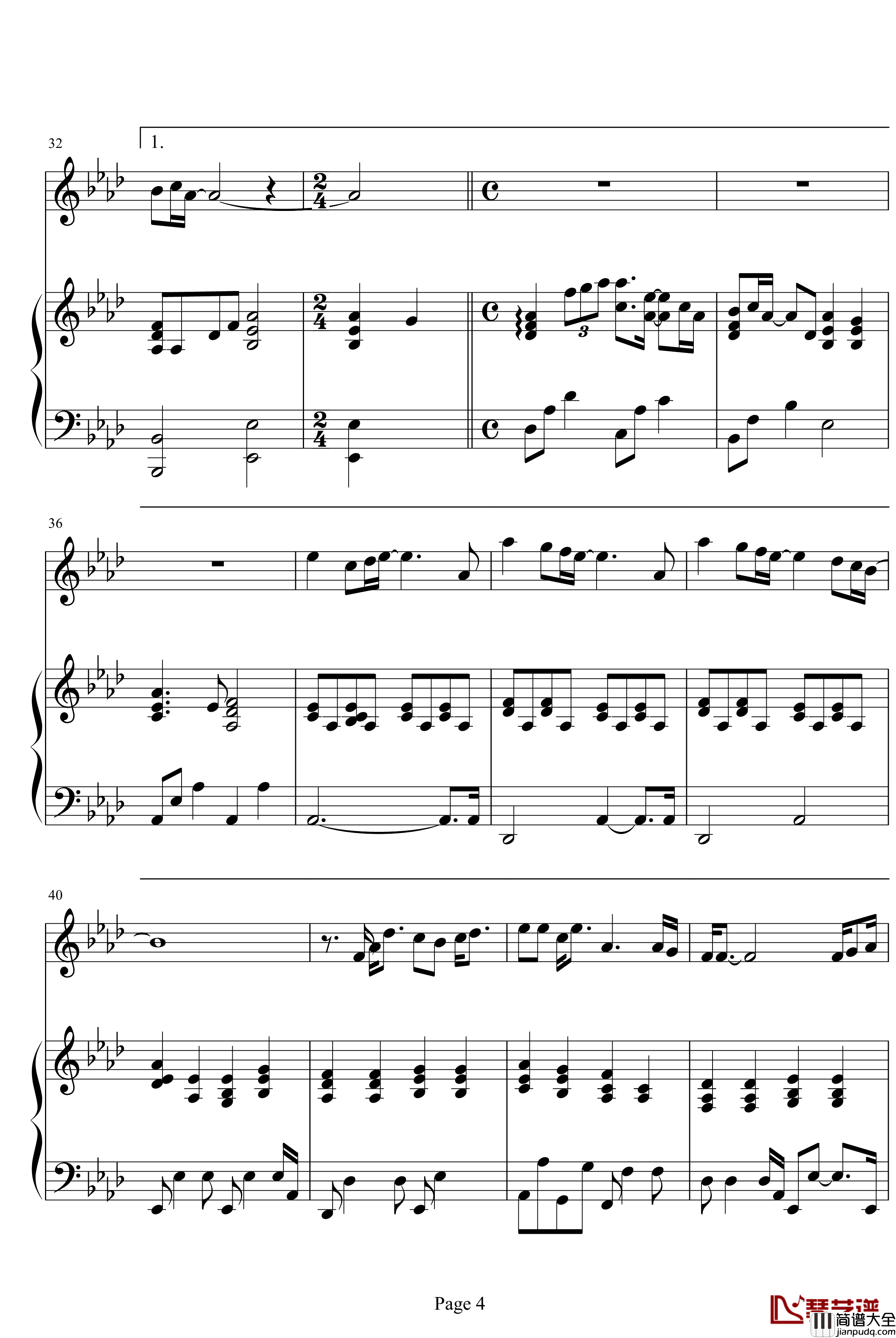 樱花钢琴谱_森山直太郎