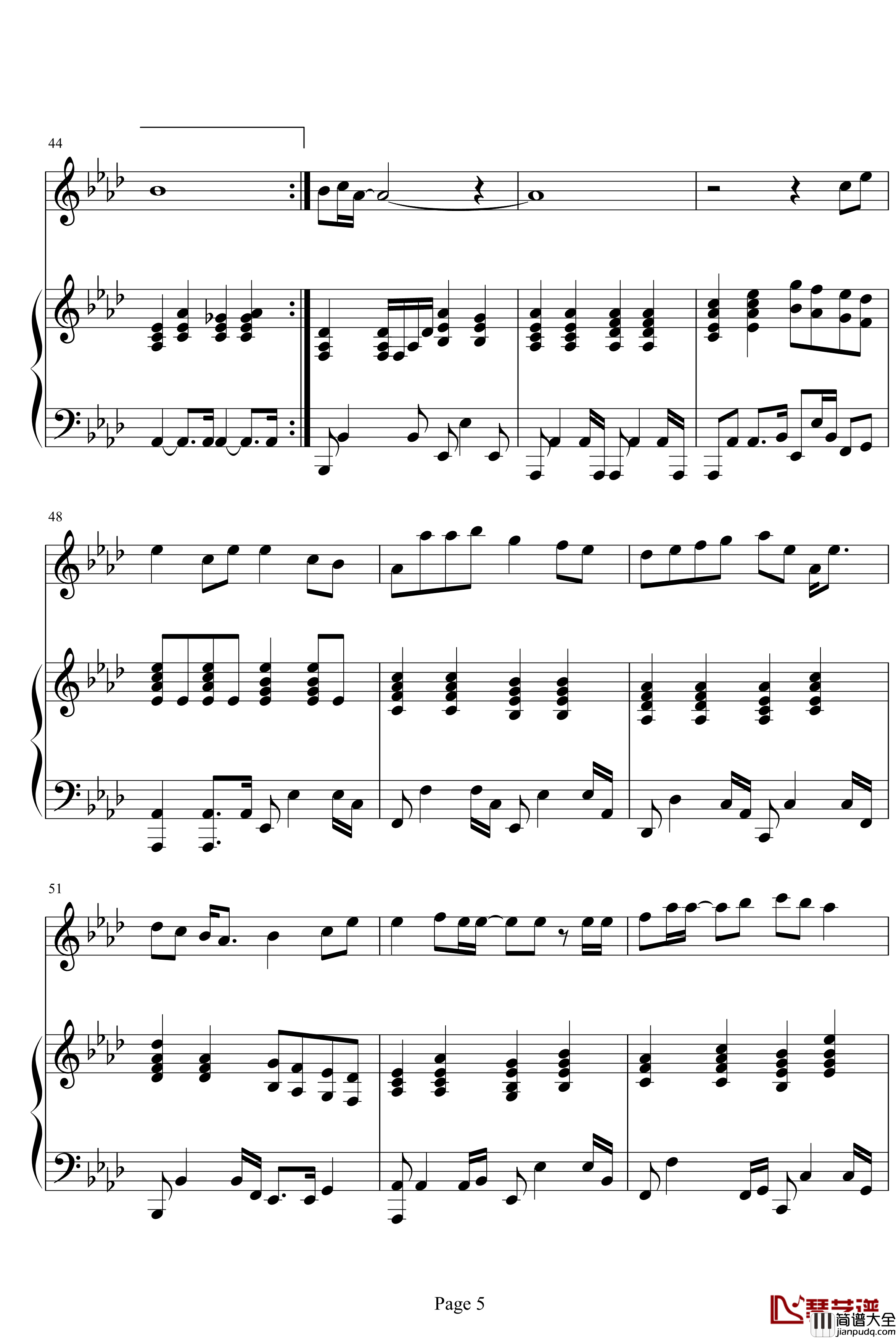 樱花钢琴谱_森山直太郎