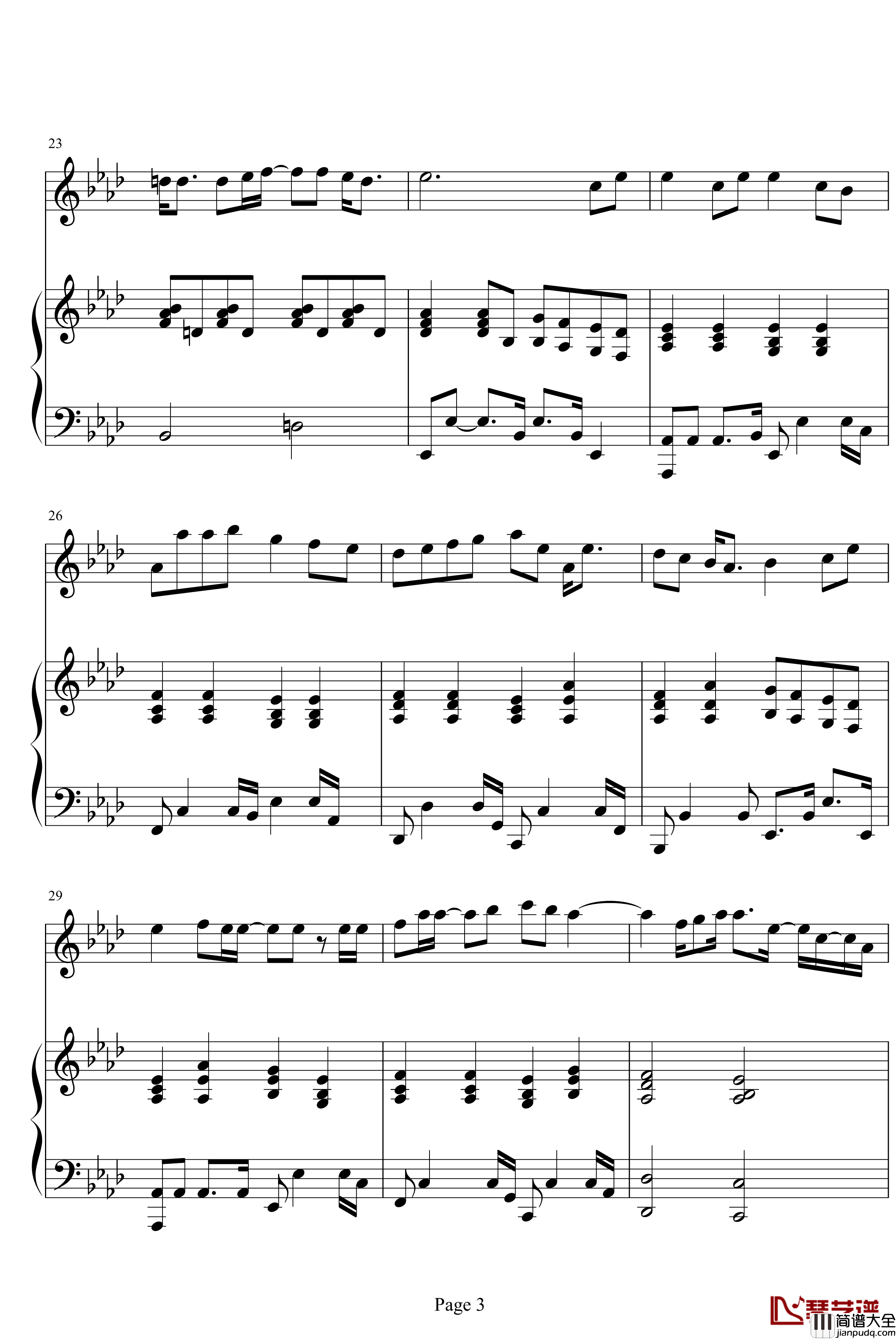 樱花钢琴谱_森山直太郎