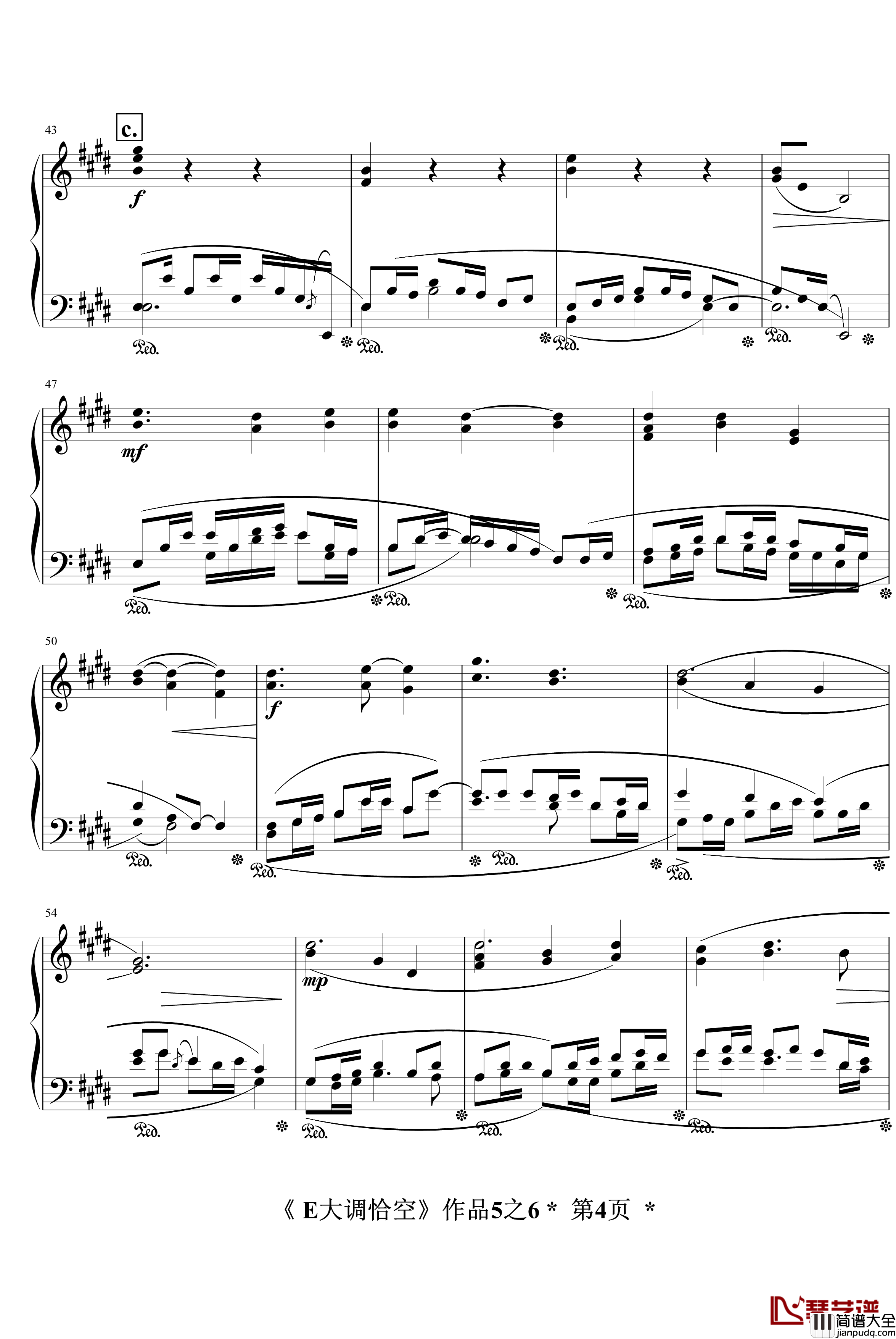 E大调恰空Op5.6钢琴谱_080729_jerry5743