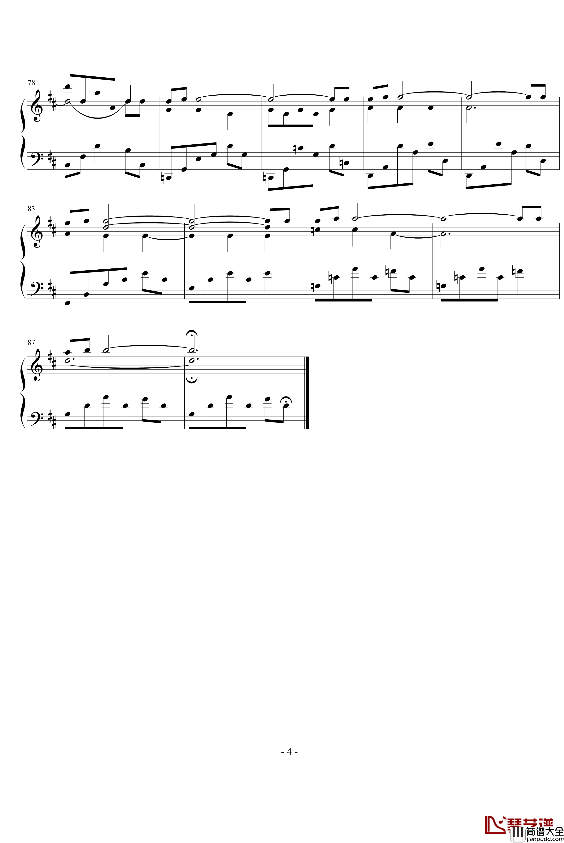 With_The_Wind钢琴谱_Yiruma