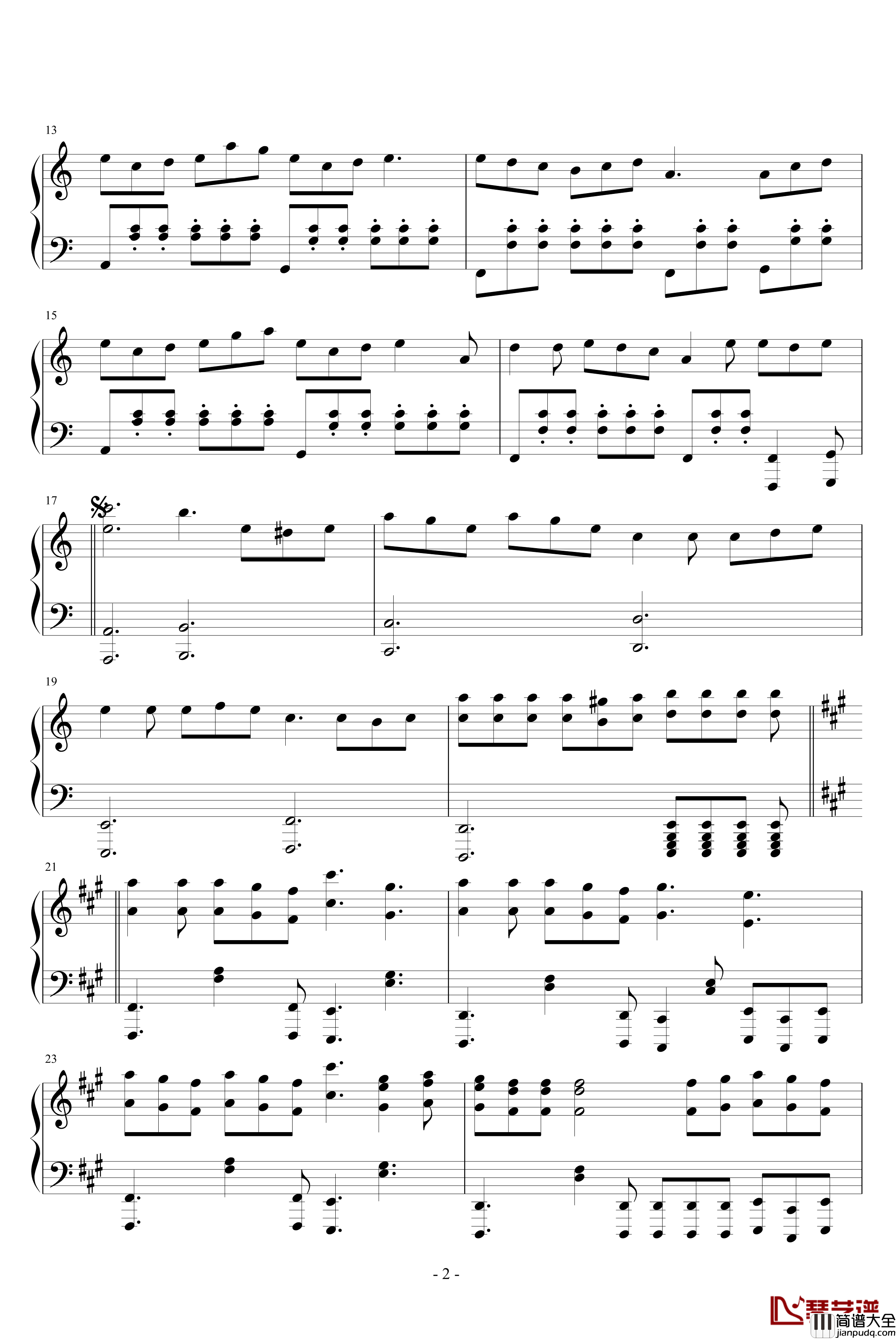 浮夸钢琴谱_泳儿演唱会版_泳儿