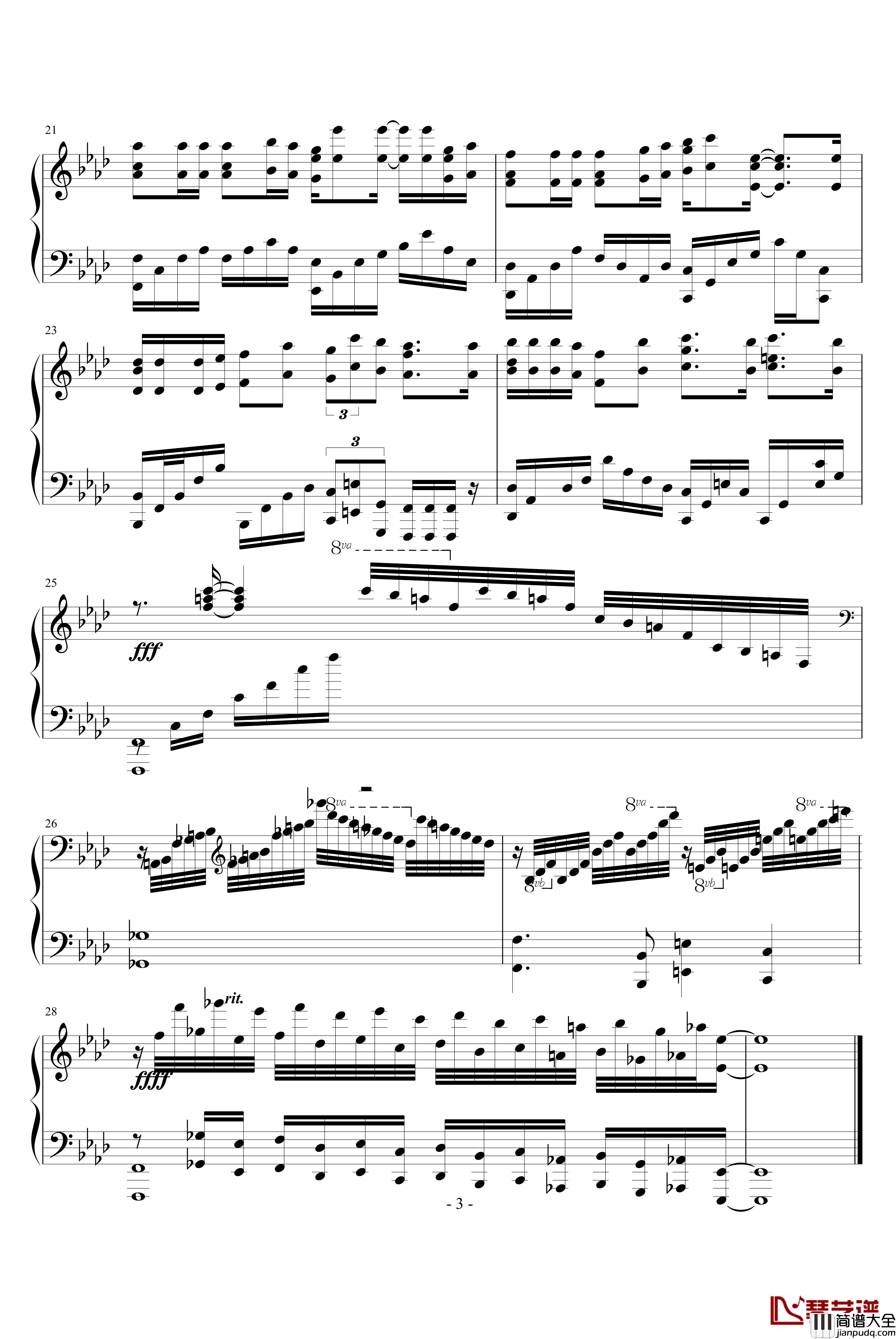 电灯胆blackfrog版钢琴谱_邓丽欣