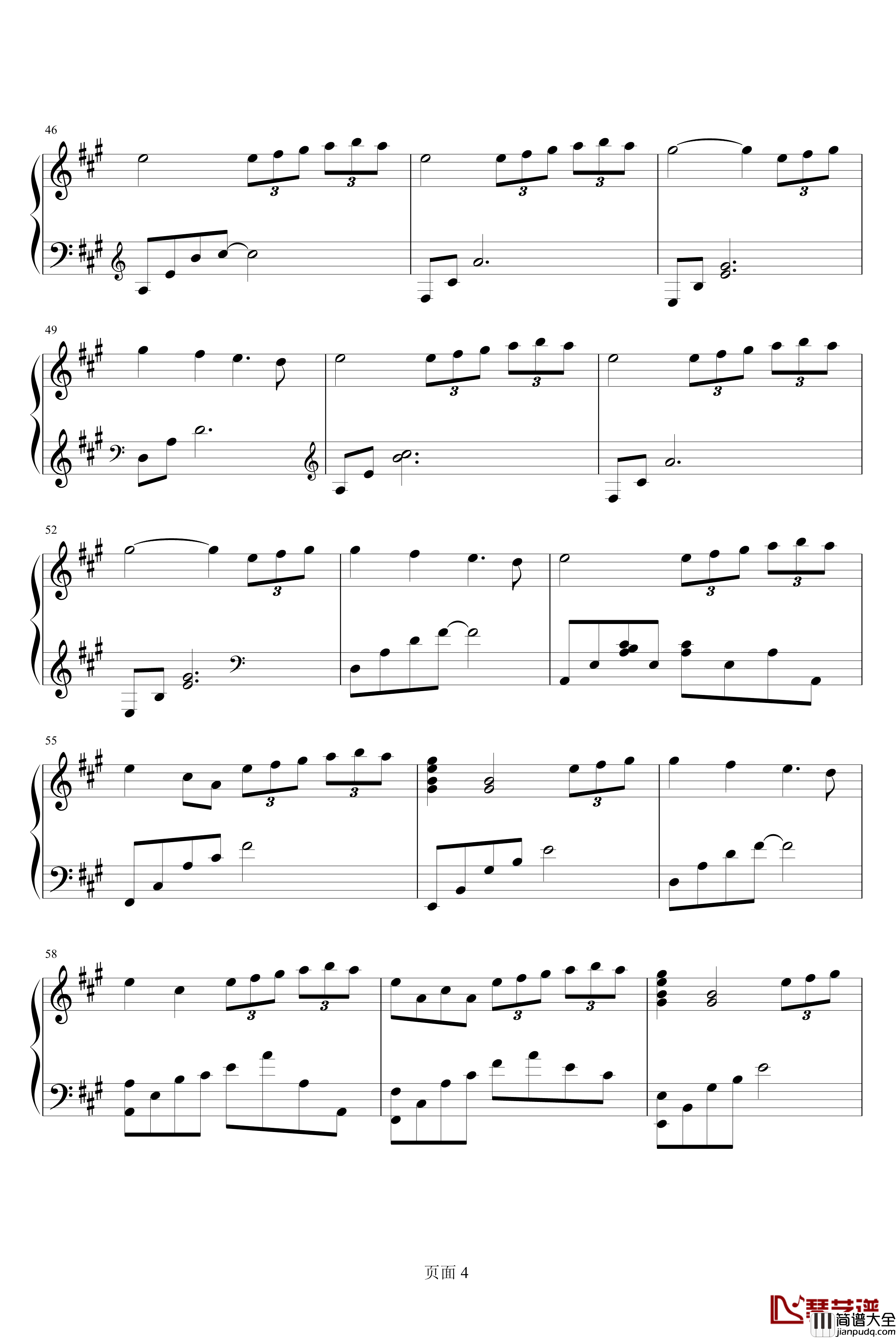 秋天的心事钢琴谱_Autumn_Scene_Yiruma