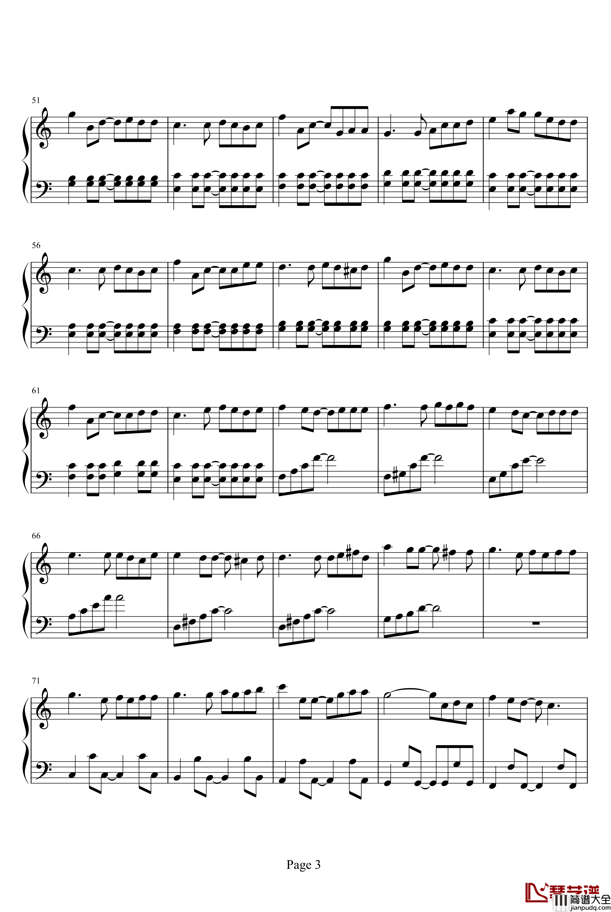 猫的报恩钢琴谱_幻化成风钢琴谱_更正宗_动漫影视