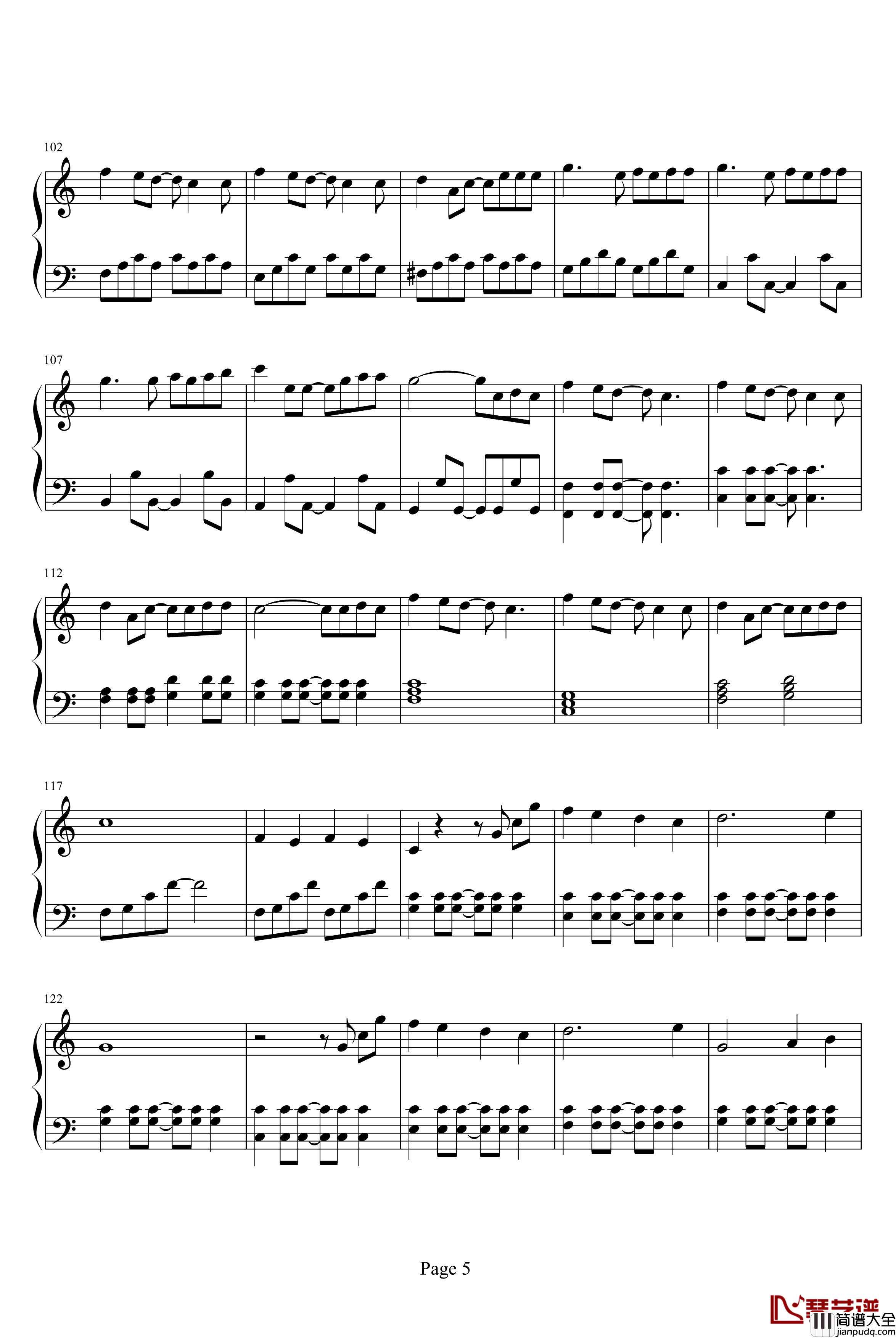 猫的报恩钢琴谱_幻化成风钢琴谱_更正宗_动漫影视