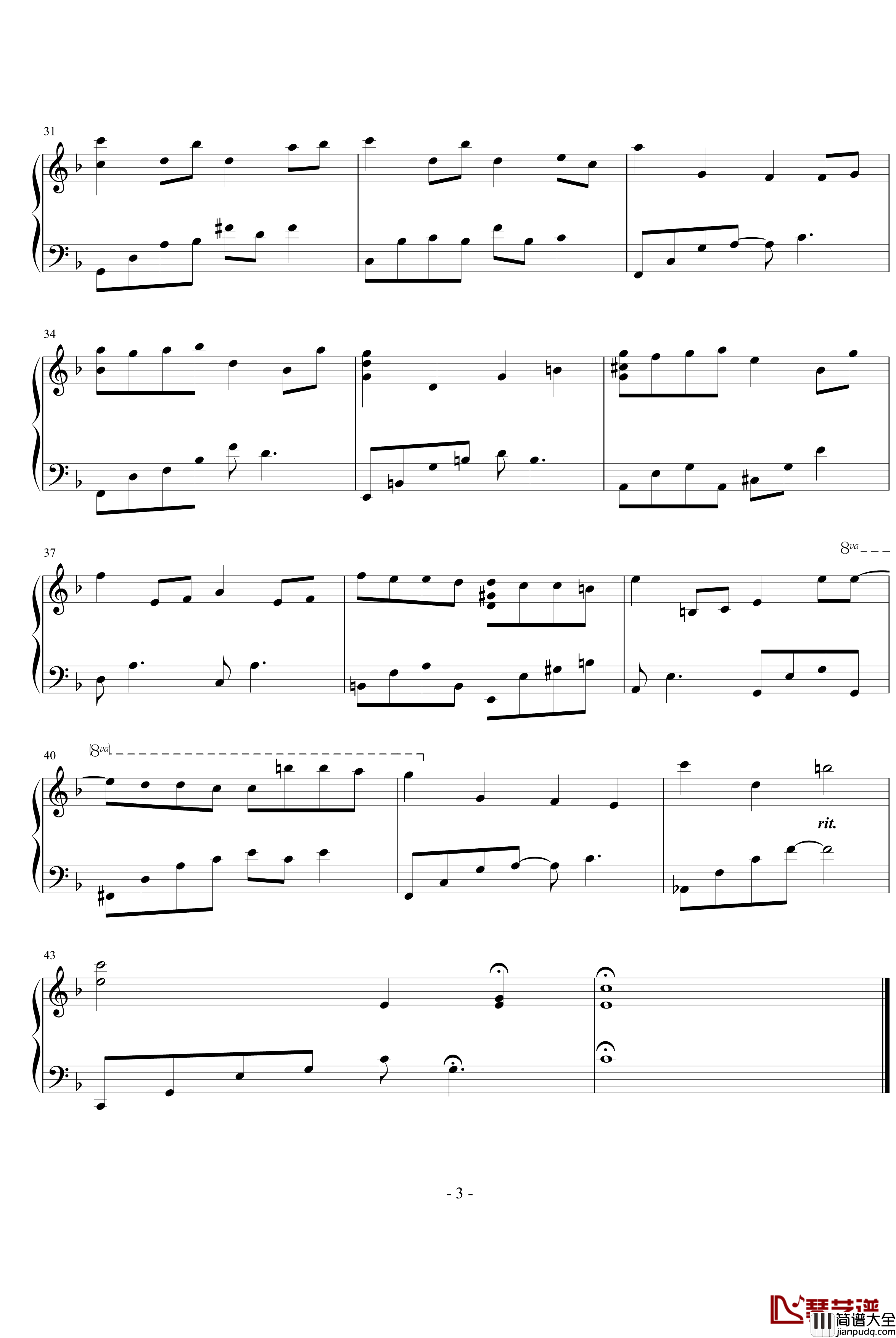 Mika‘s_Song钢琴谱_Yiruma