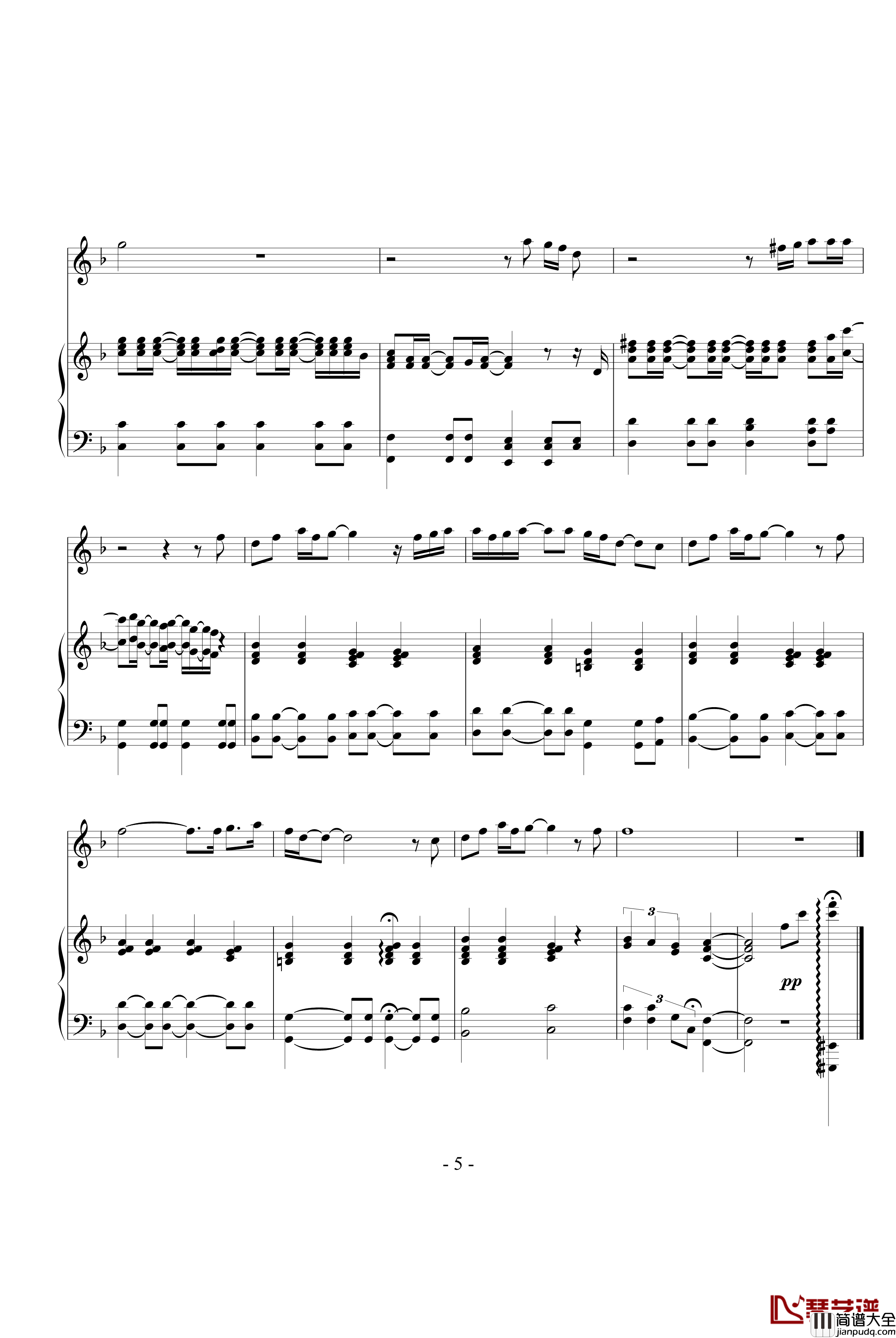 Love_To_Be_Loved_By_You钢琴谱_C大调版_Marc_Terenzi