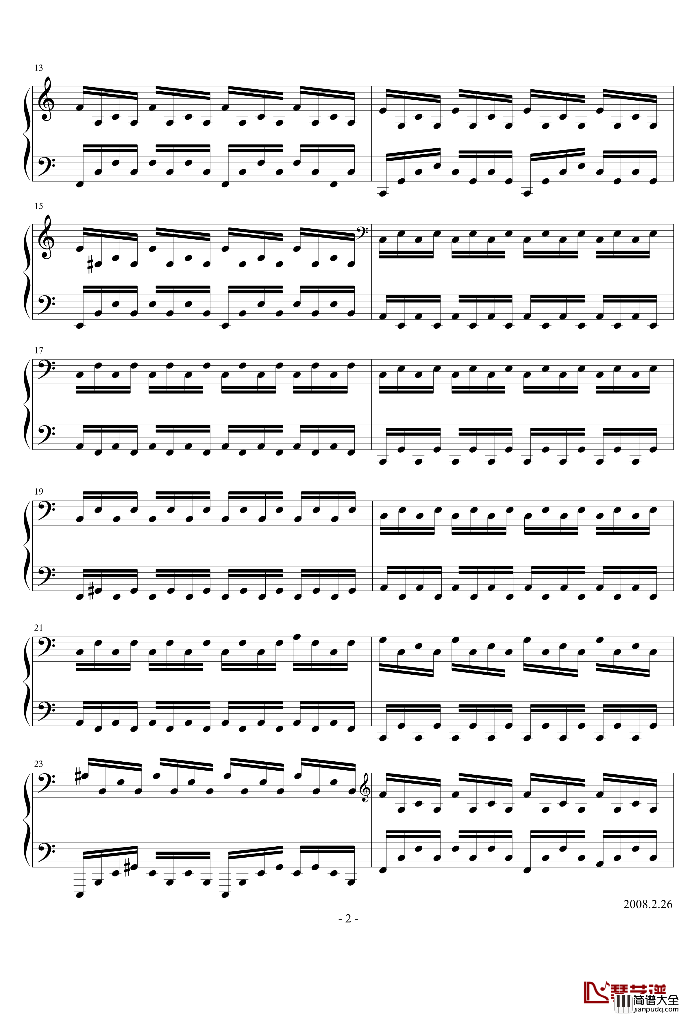 Everyday钢琴谱_钢琴插曲_未知分类