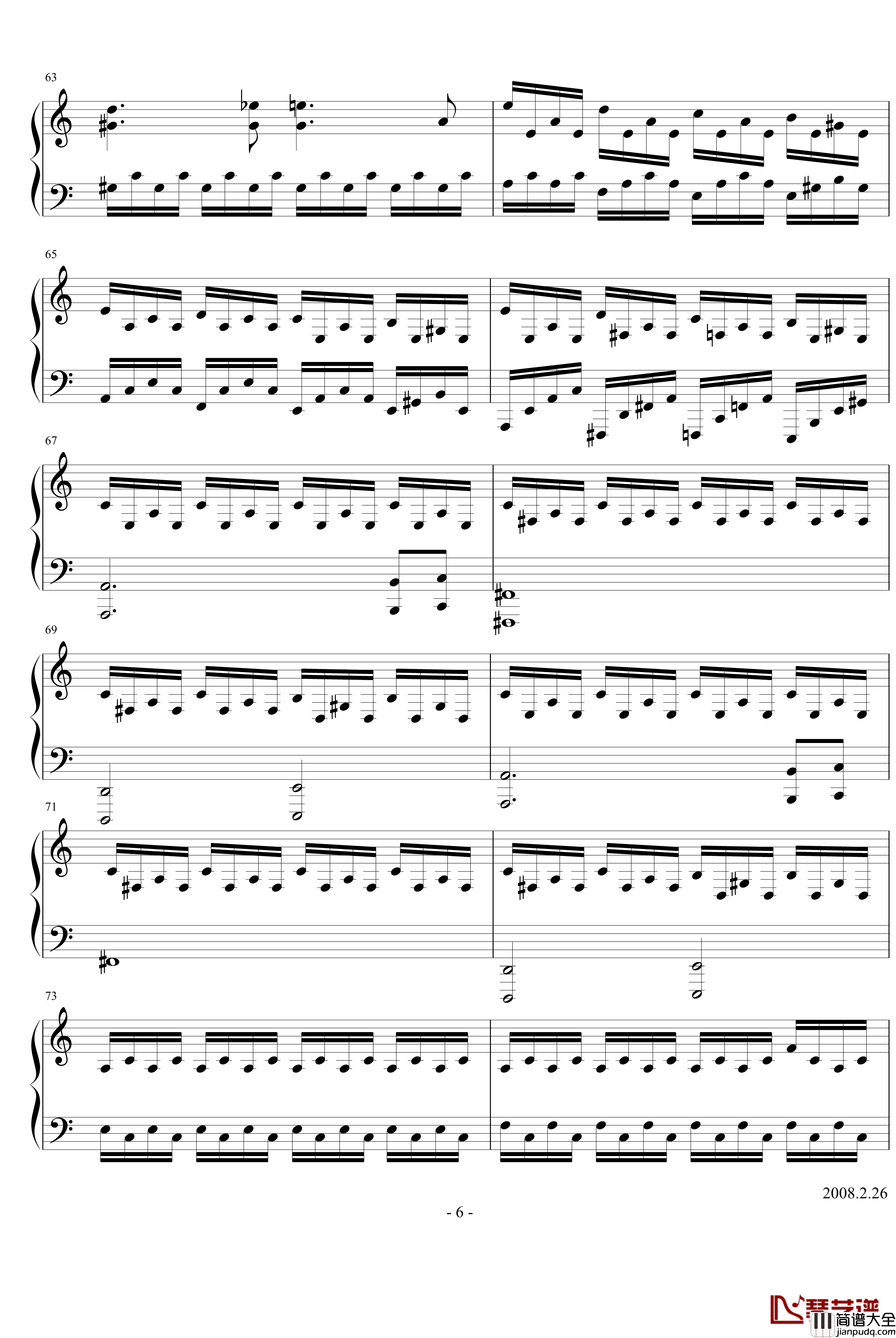 Everyday钢琴谱_钢琴插曲_未知分类