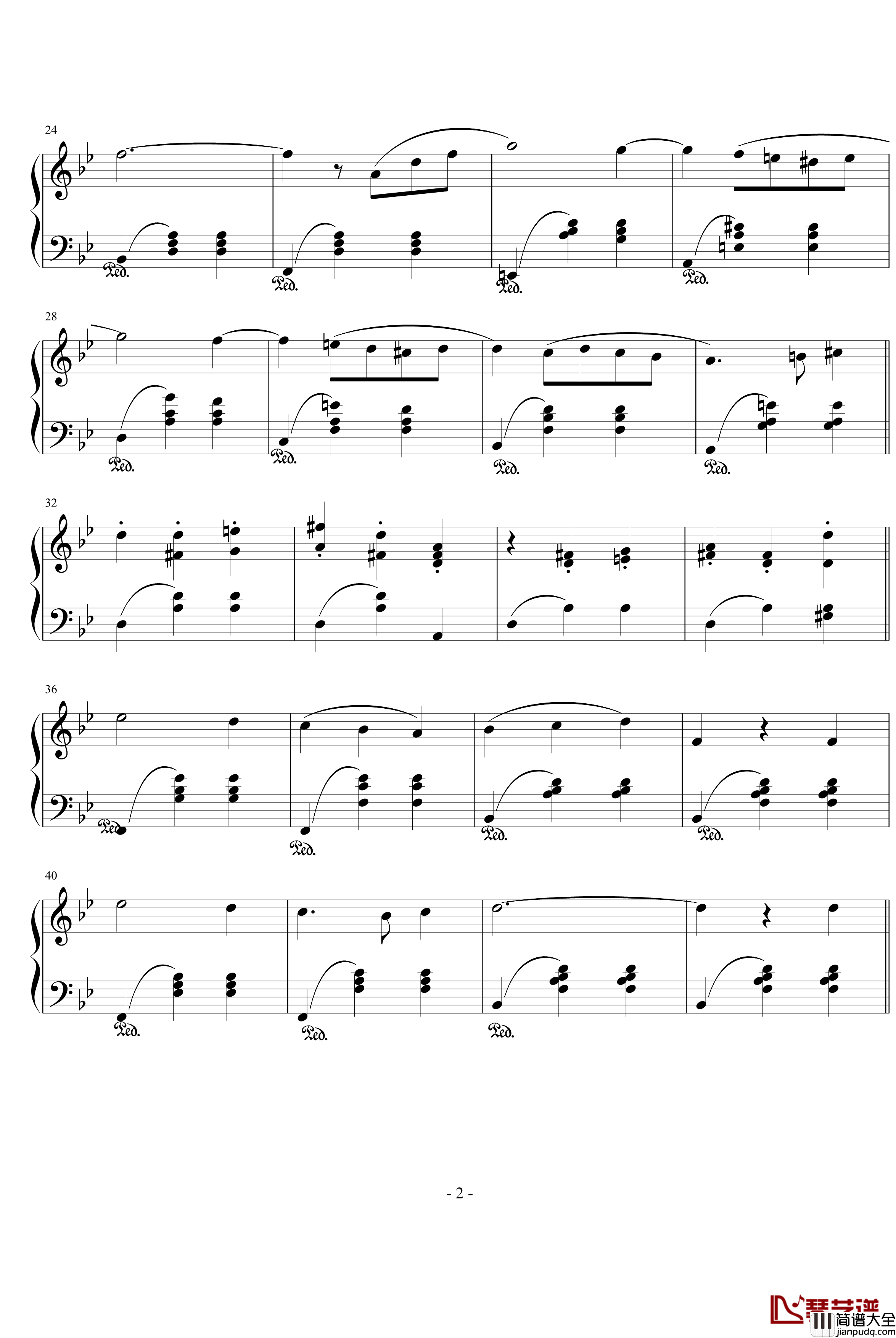 人生像旋转木马钢琴谱_哈尔的移动城堡插曲_綾楓版_久石让