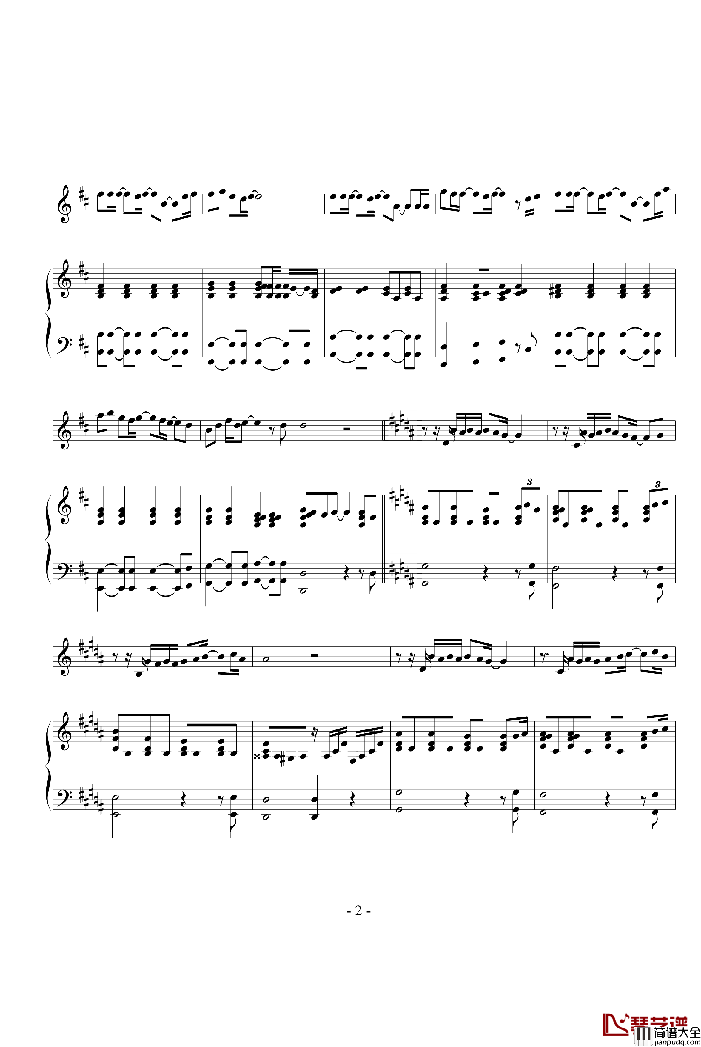 Love_To_Be_Loved_By_You钢琴谱_原版_Marc_Terenzi