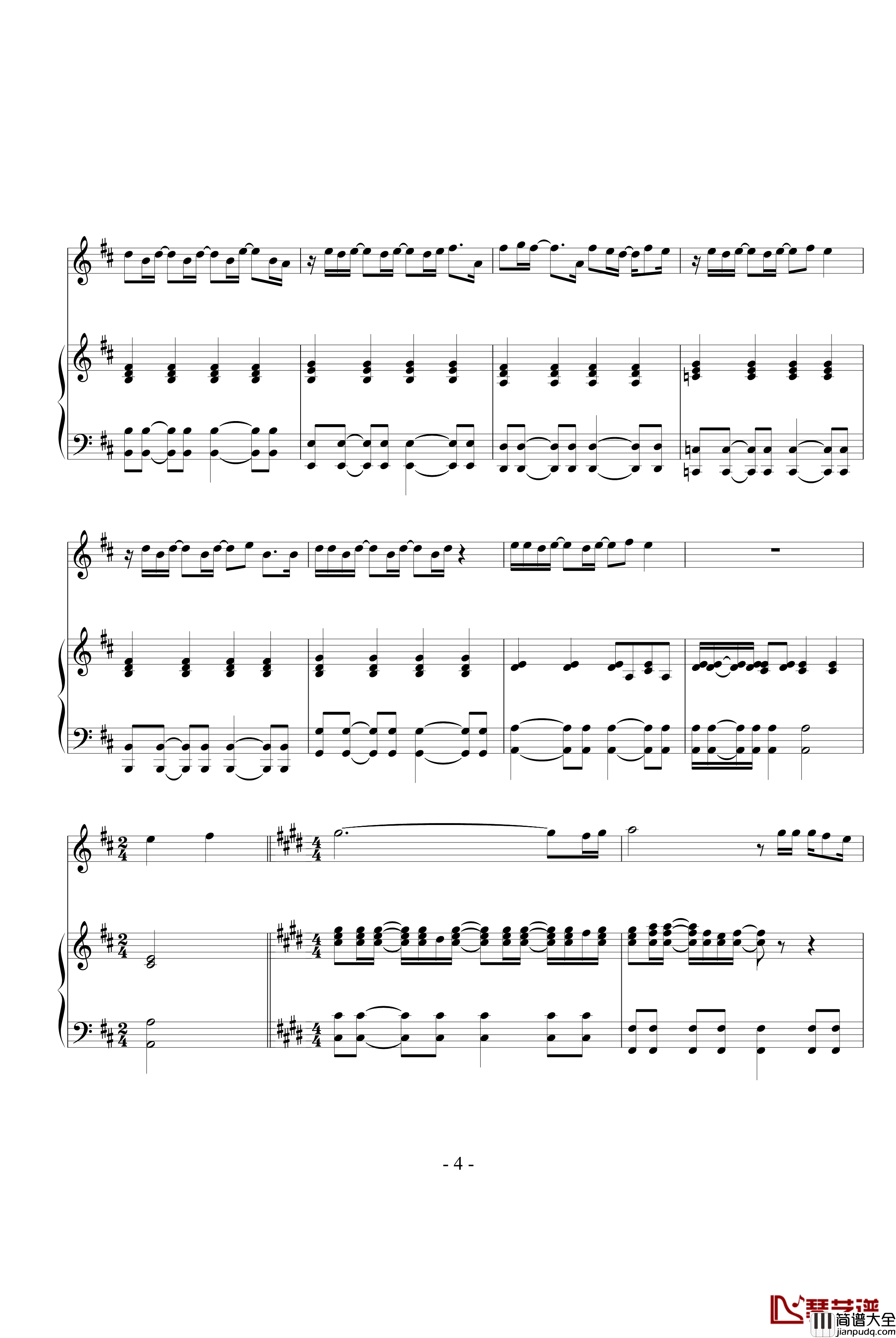 Love_To_Be_Loved_By_You钢琴谱_原版_Marc_Terenzi