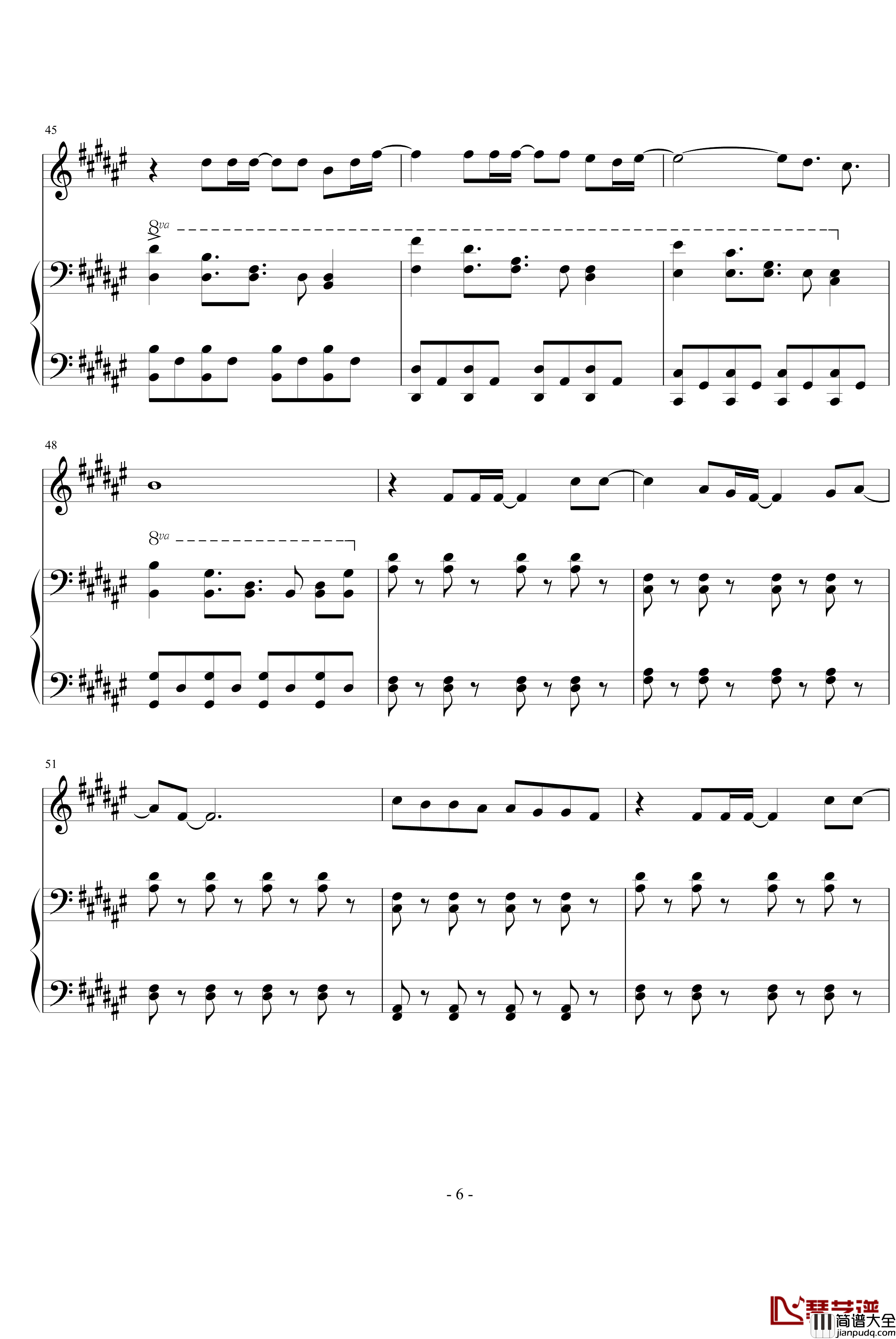 Into_The_Fire钢琴谱_伴奏_Thirteen_Senses