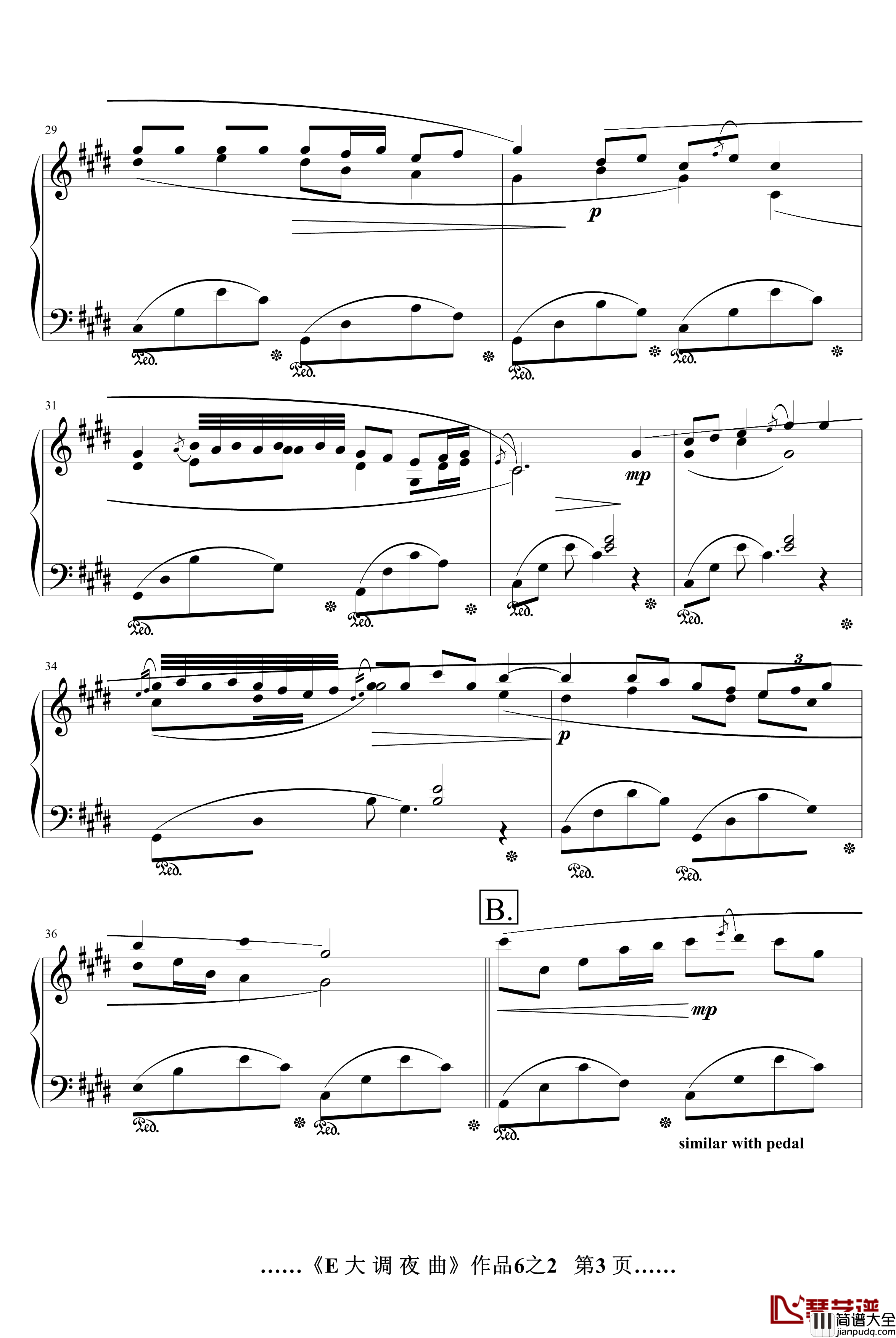 E大调夜曲op6.2钢琴谱_080810_jerry5743