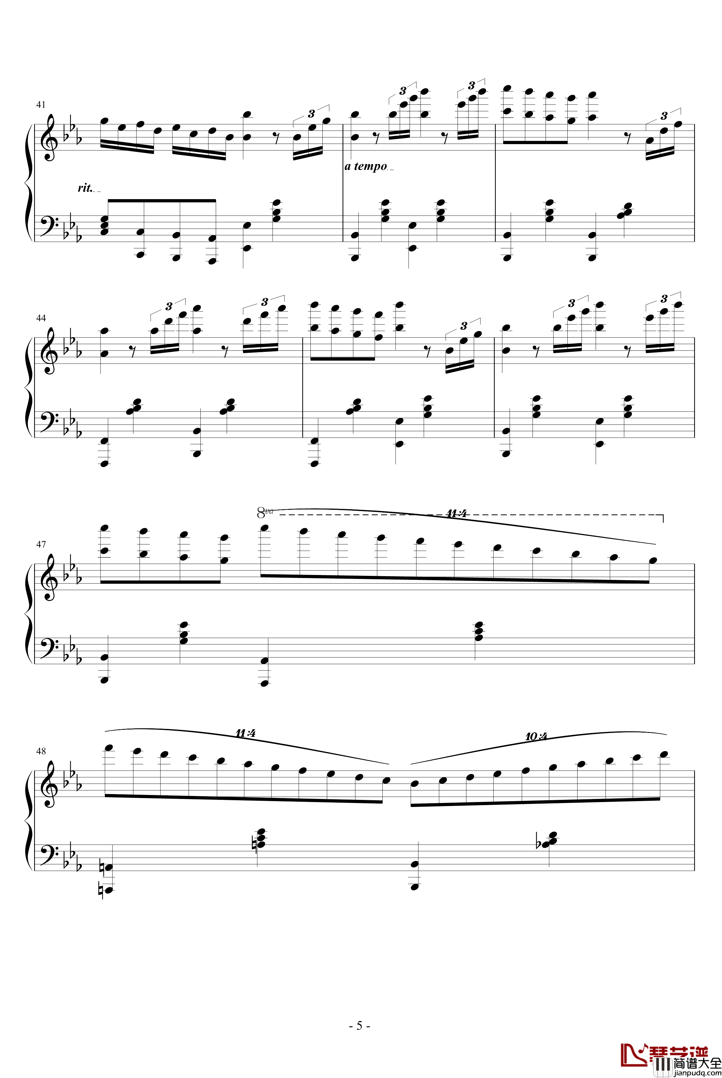 Victory钢琴谱_钢琴独奏_马克西姆_Maksim·Mrvica