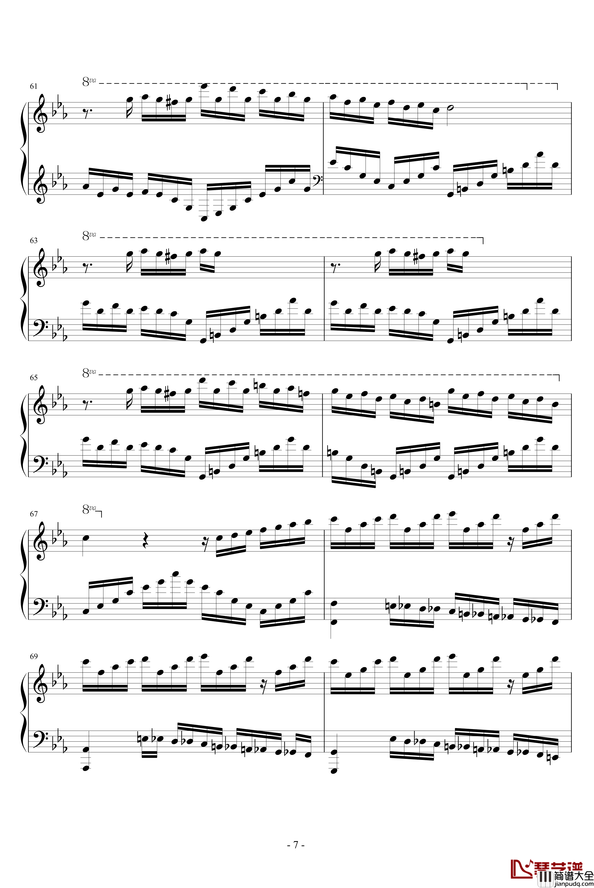 Victory钢琴谱_钢琴独奏_马克西姆_Maksim·Mrvica