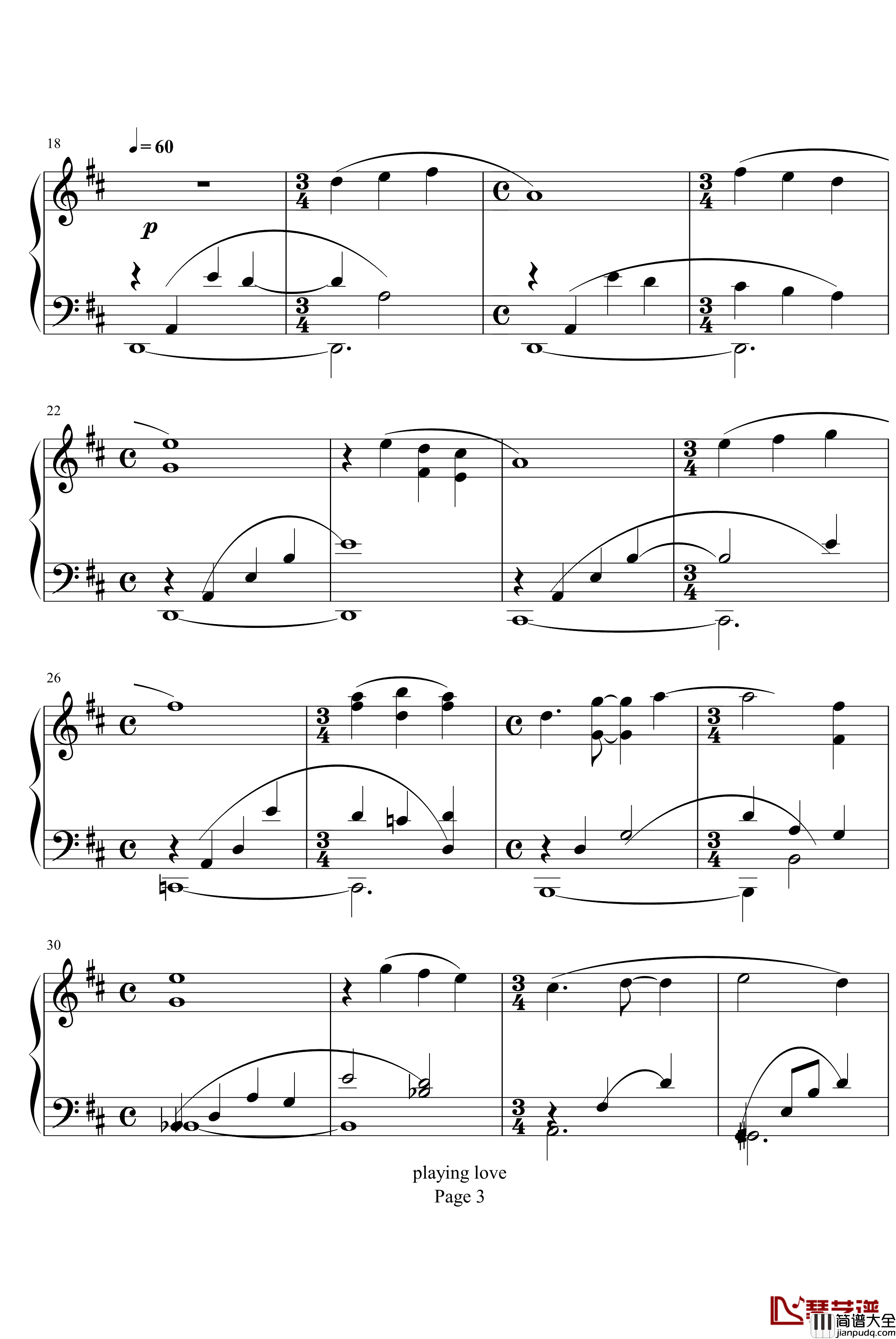 plating_love钢琴谱_海上钢琴师