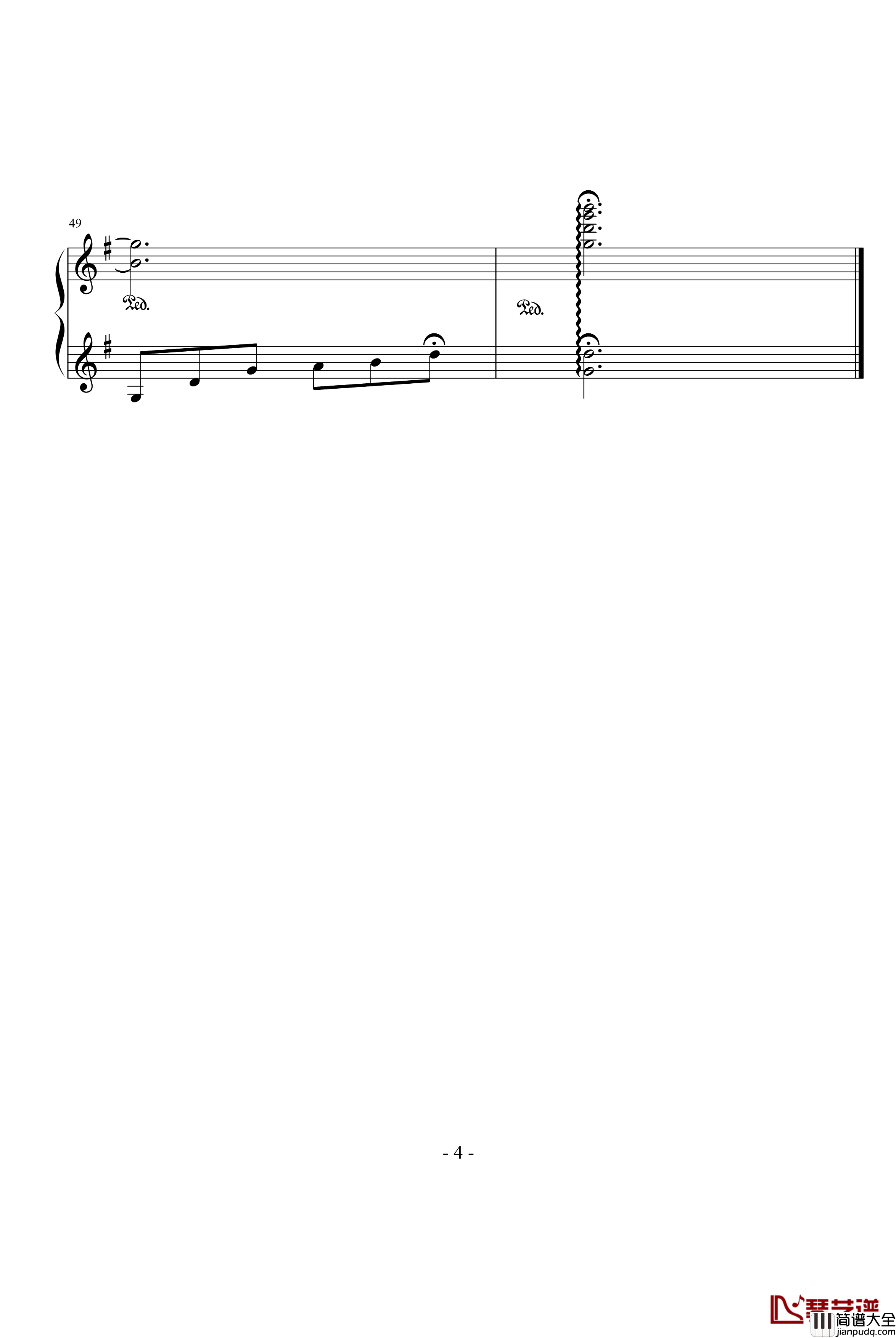 轩辕剑三赛特主题钢琴谱_动漫影视