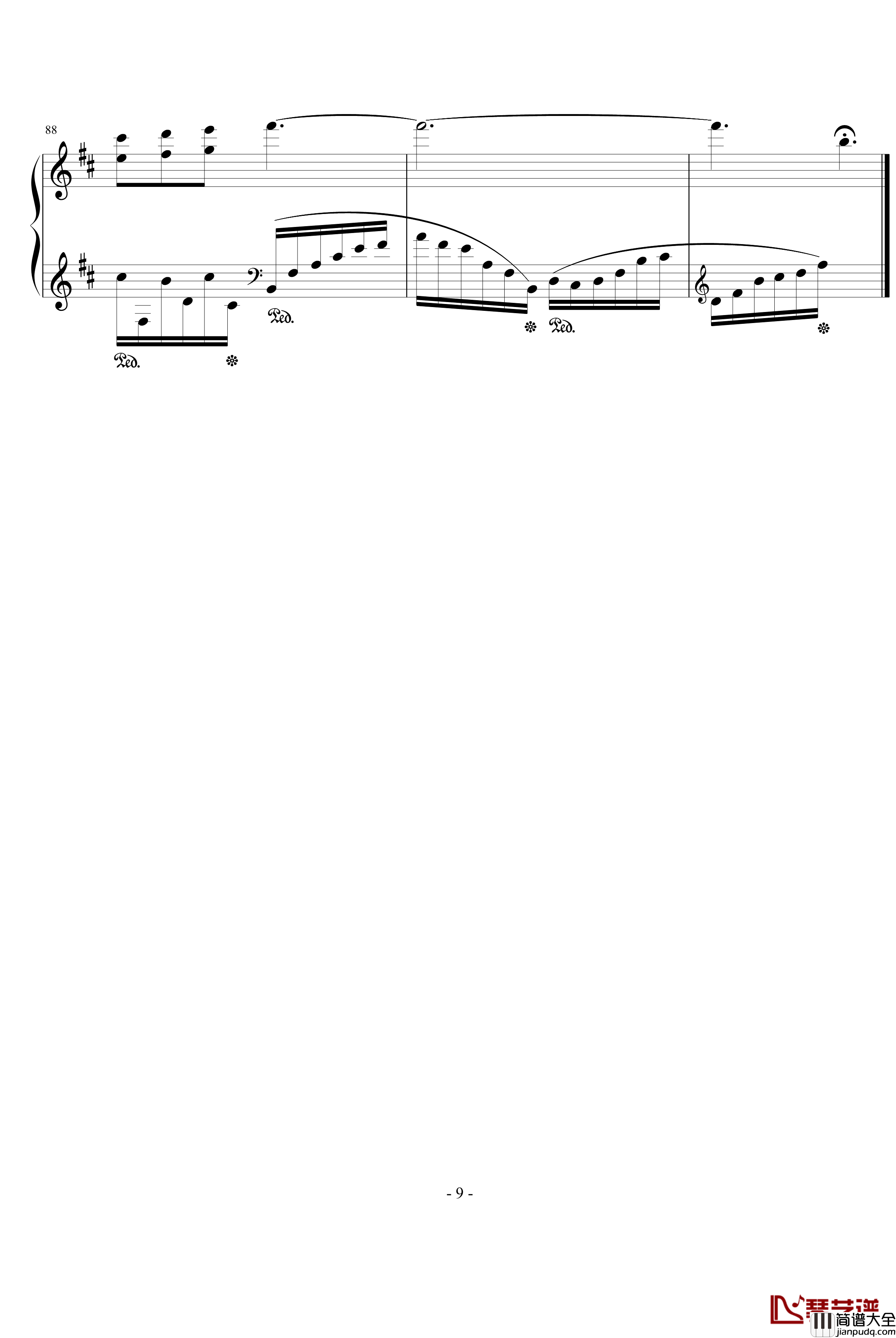 神之园钢琴谱_练习曲_动漫影视