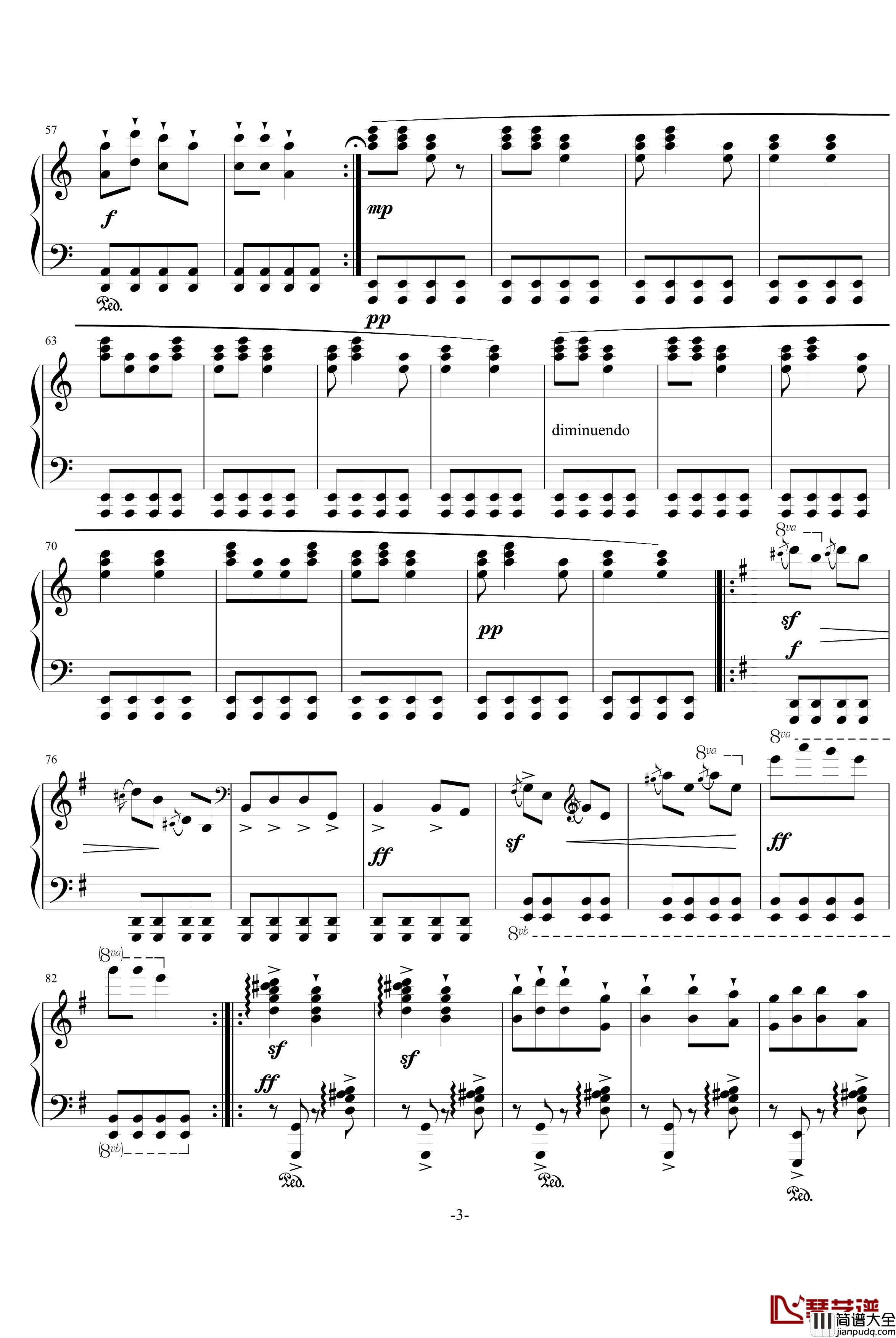 快乐的罗嗦钢琴谱_殷承宗