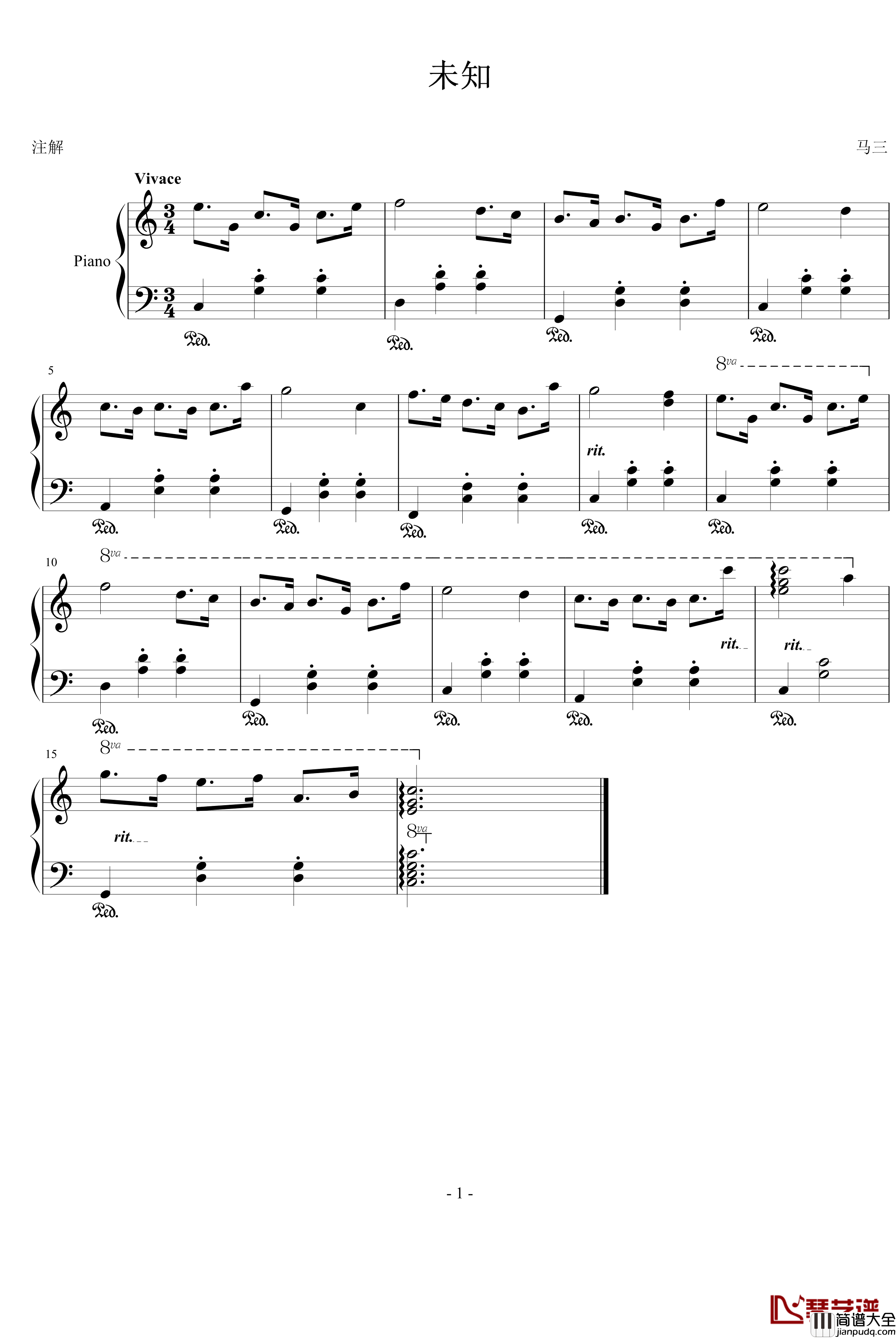 不知名但很好听的小曲钢琴谱_韩日剧