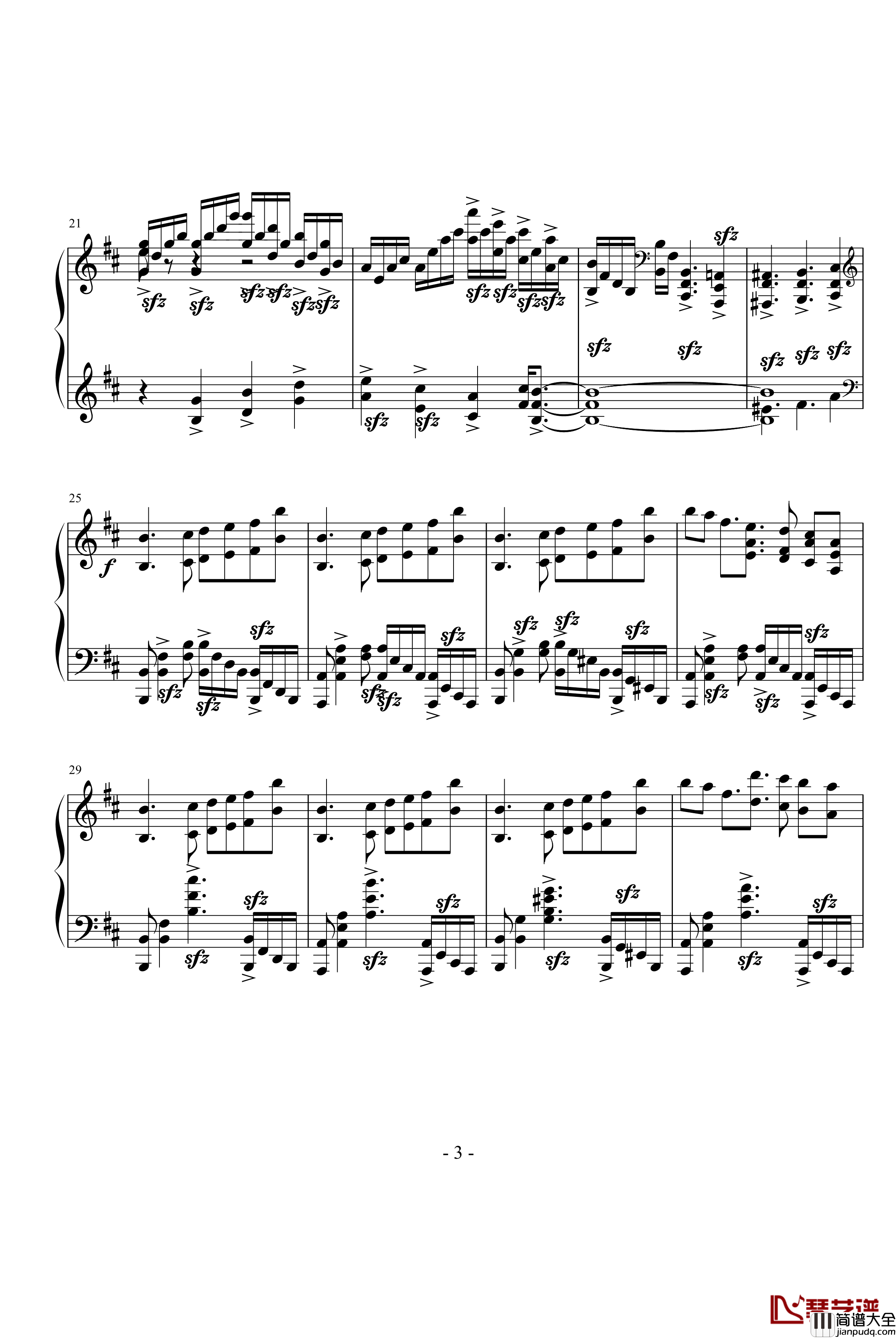 轩辕剑外传天之痕战斗曲钢琴谱_修罗界II_动漫影视