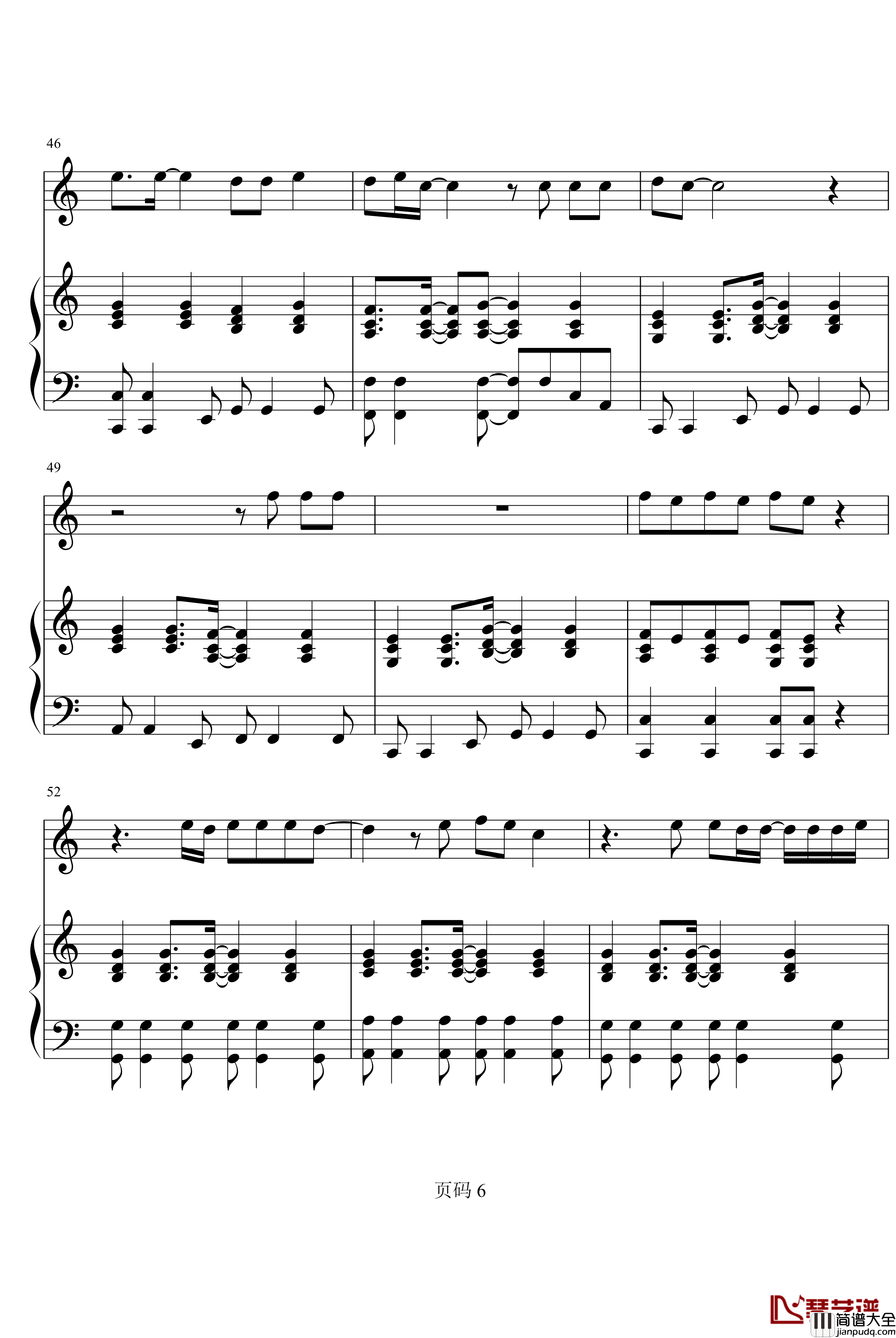 Miracle钢琴谱_Super_Junior