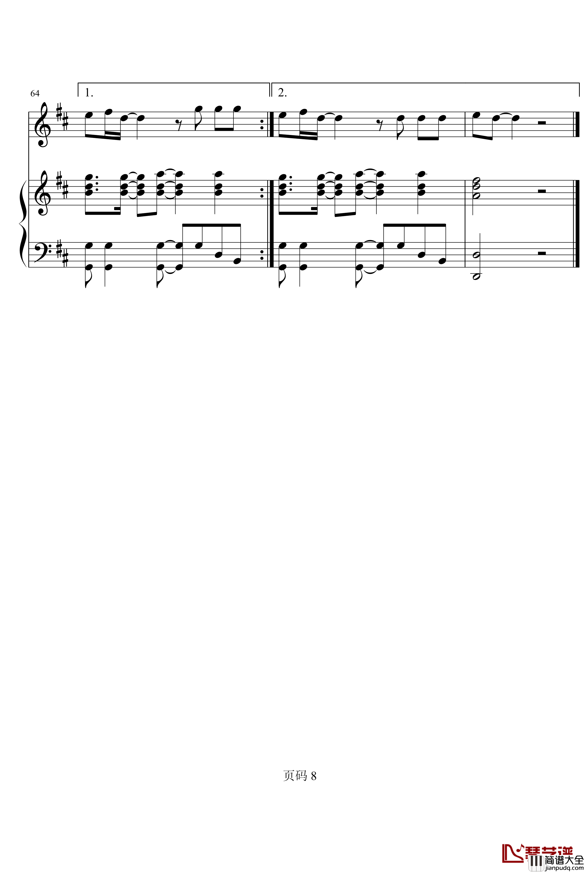 Miracle钢琴谱_Super_Junior