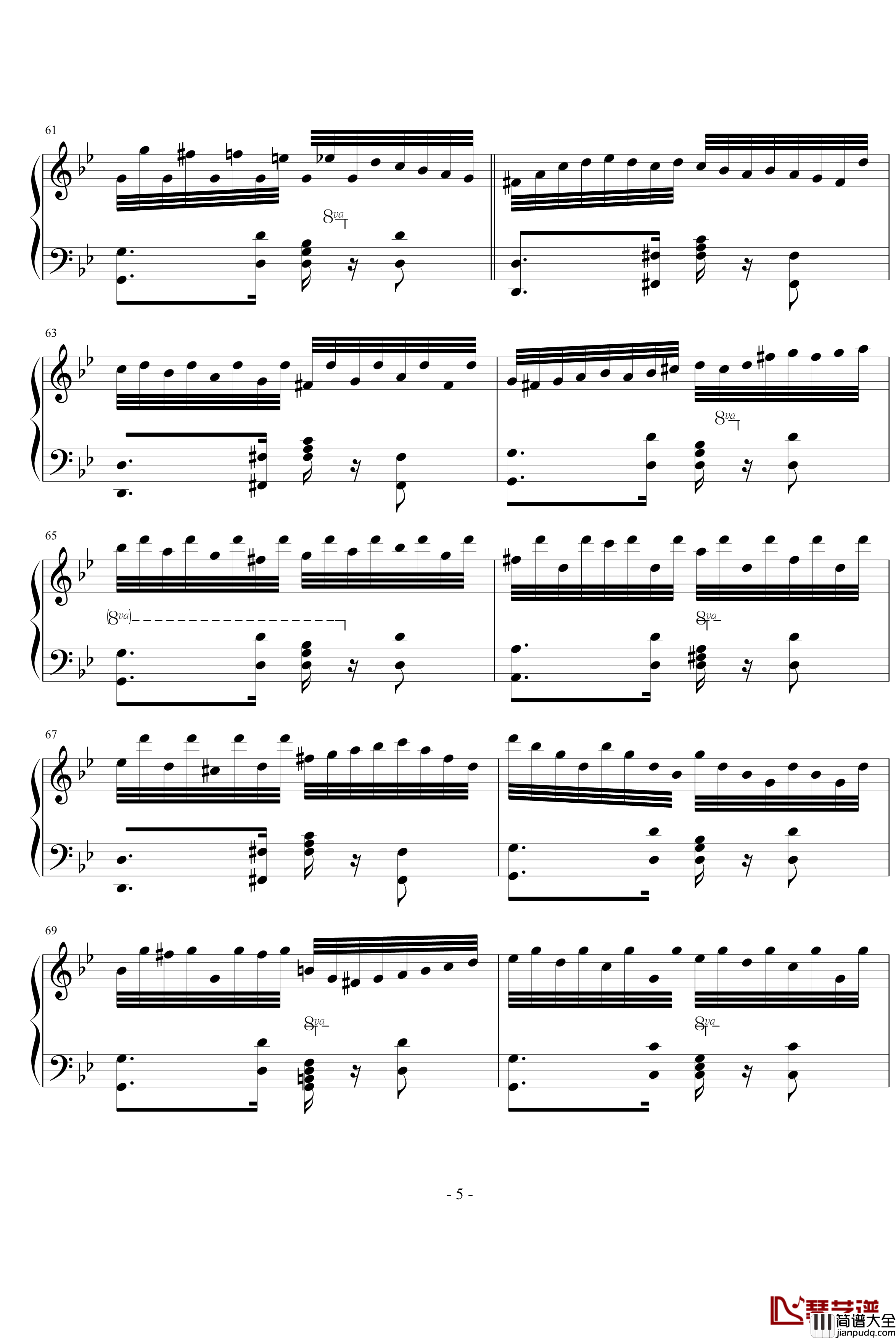 化装舞钢琴谱_罗德里兹