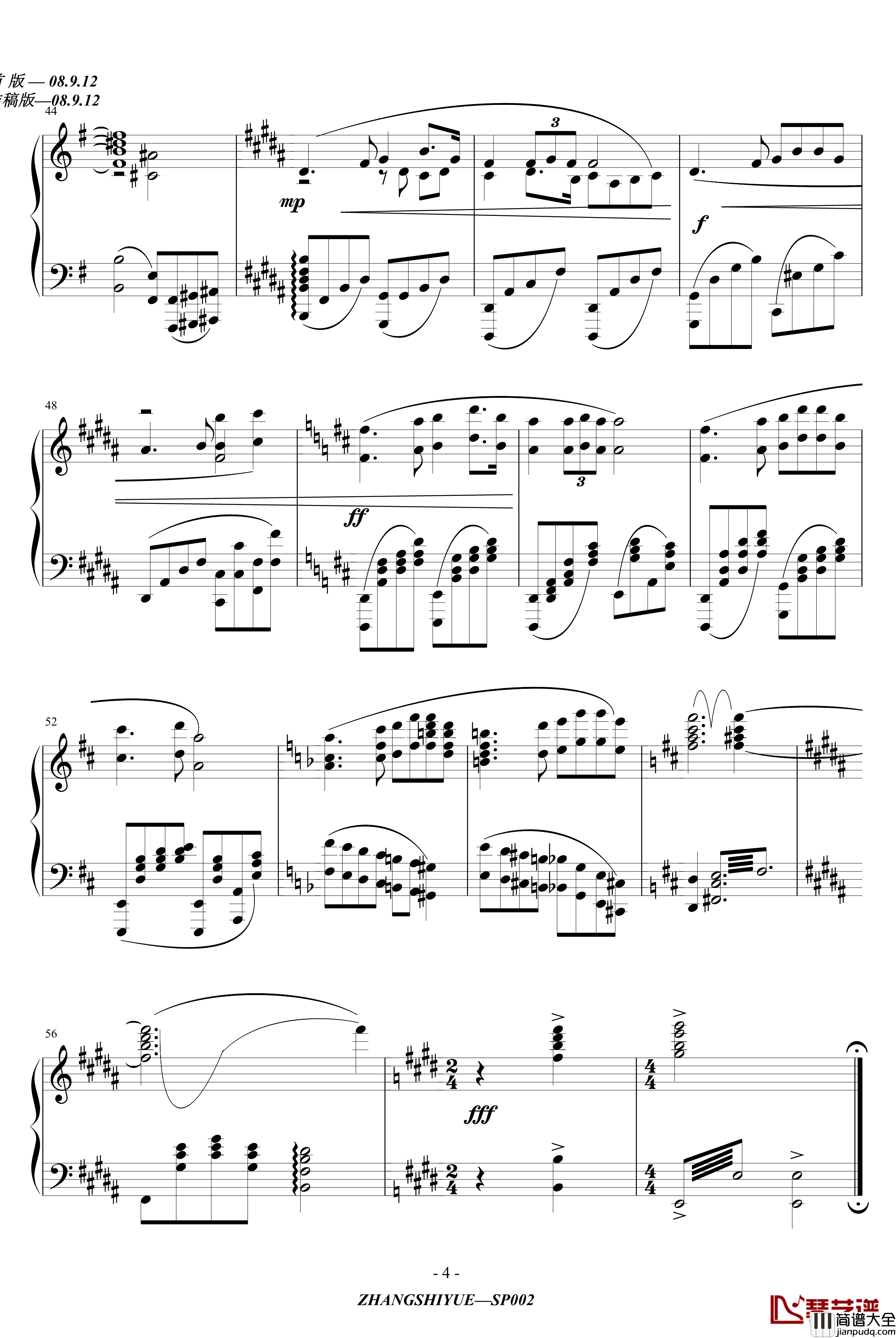 爱的火焰钢琴谱_舞剧其他