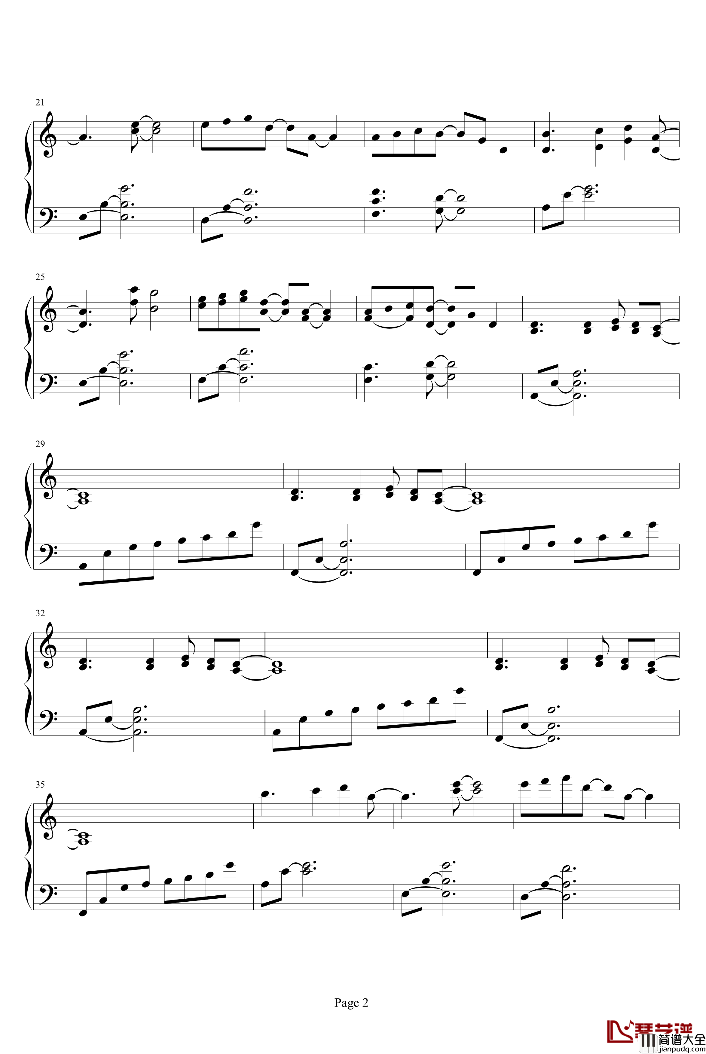 孤独な心钢琴谱_蔷薇少女_动漫影视