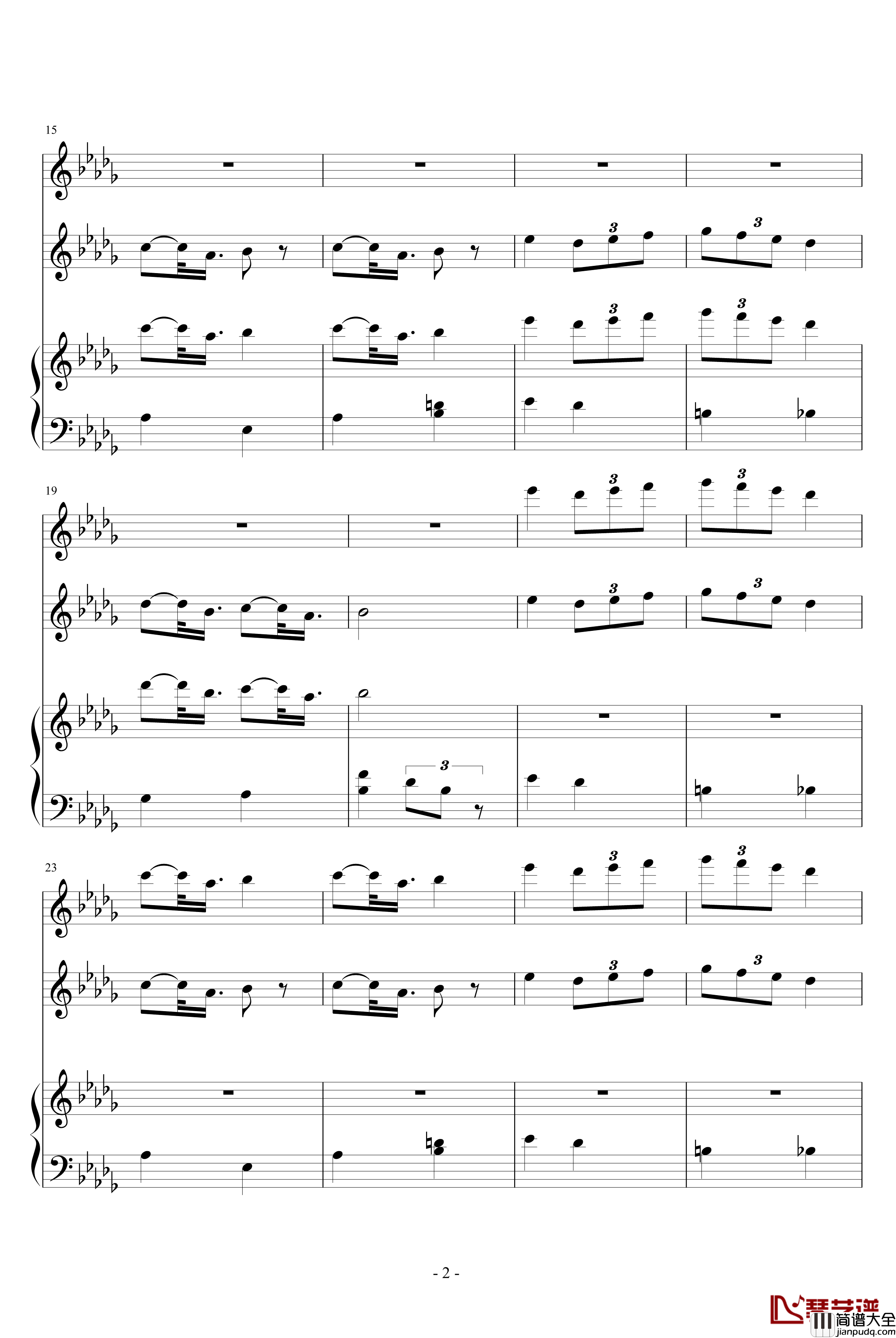 贝奥武夫插曲钢琴谱_Gently_As_She_Goes_影视