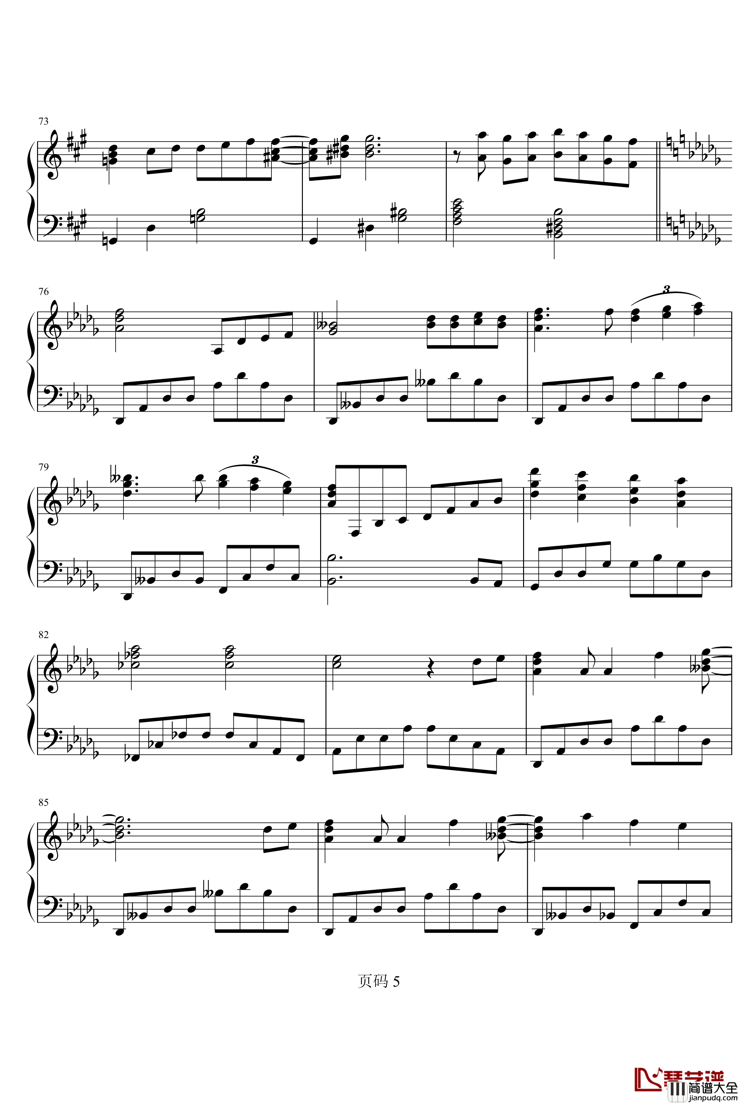 Only_Love钢琴谱_Super_Junior