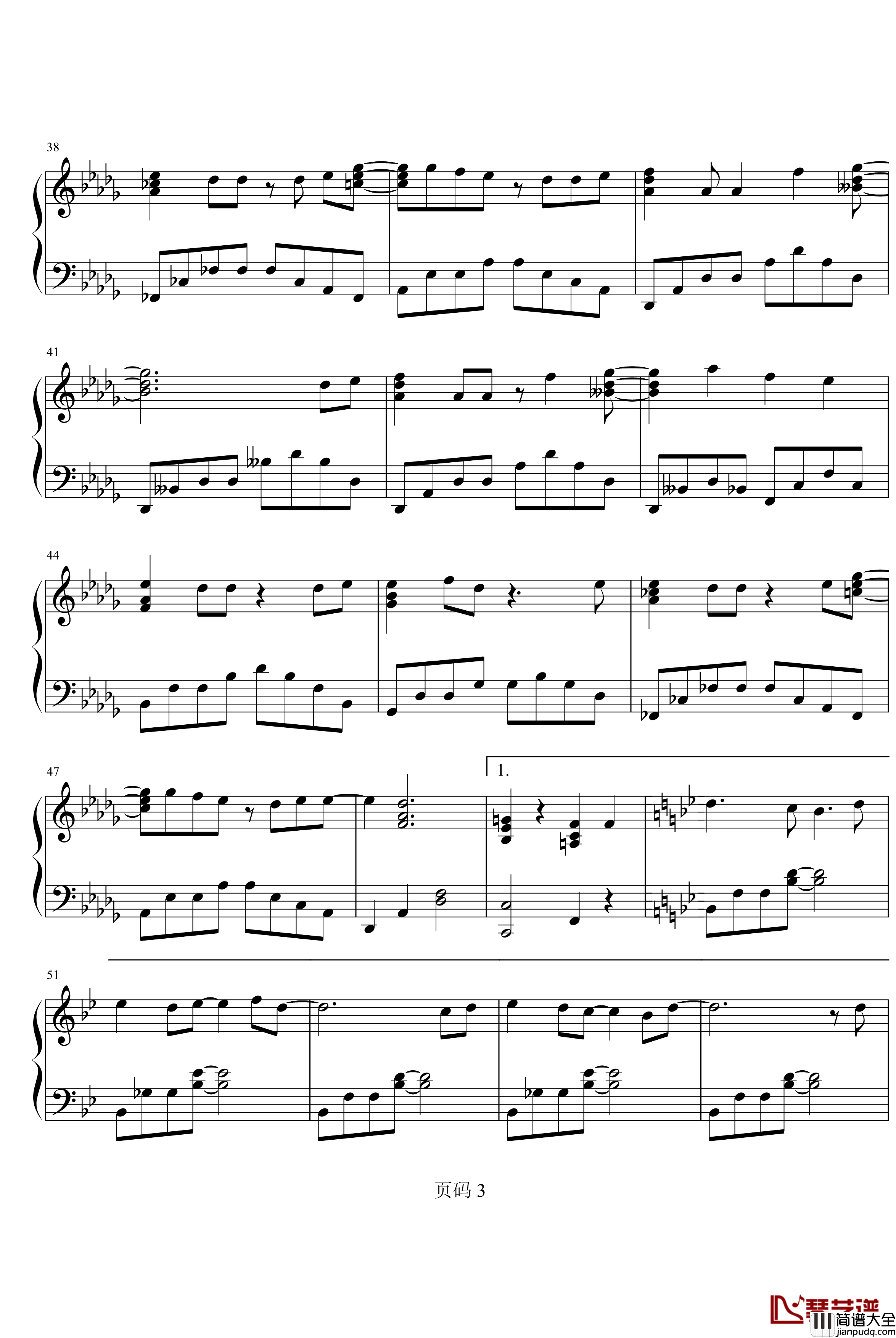 Only_Love钢琴谱_Super_Junior