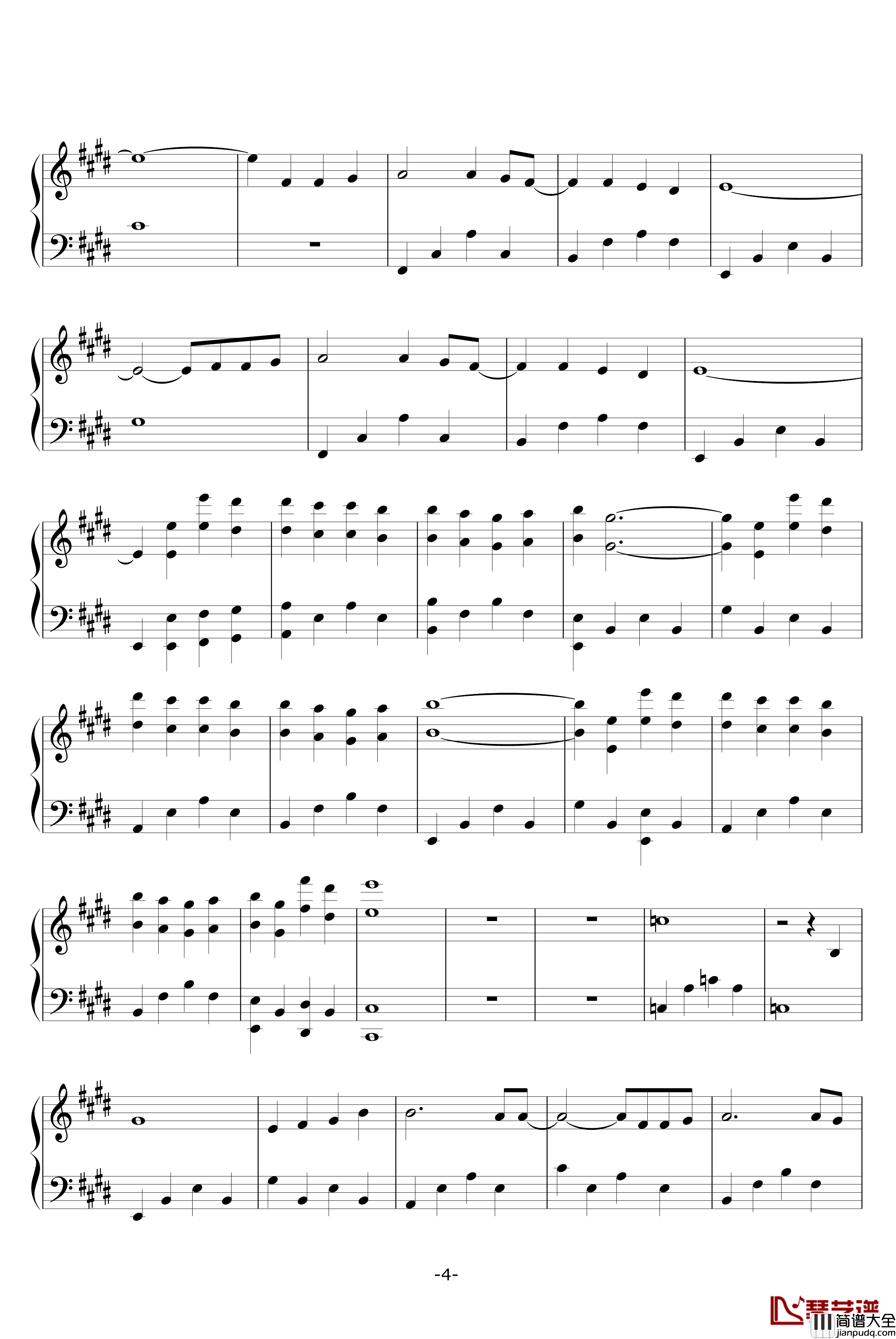 宏愿钢琴谱_周柏豪