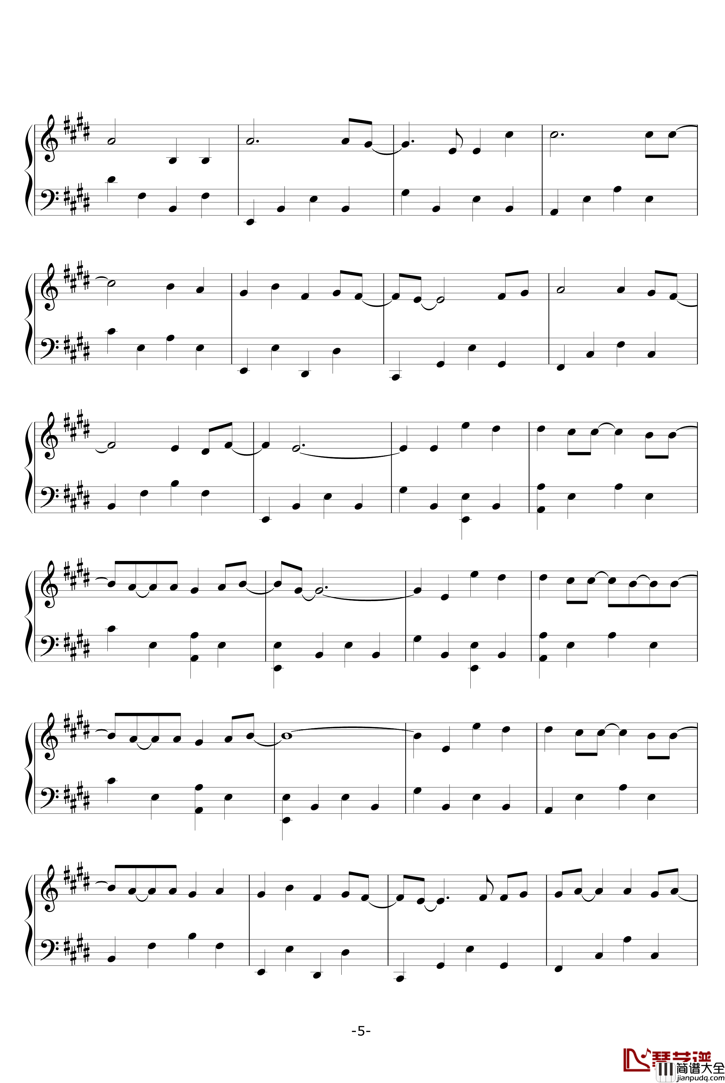 宏愿钢琴谱_周柏豪