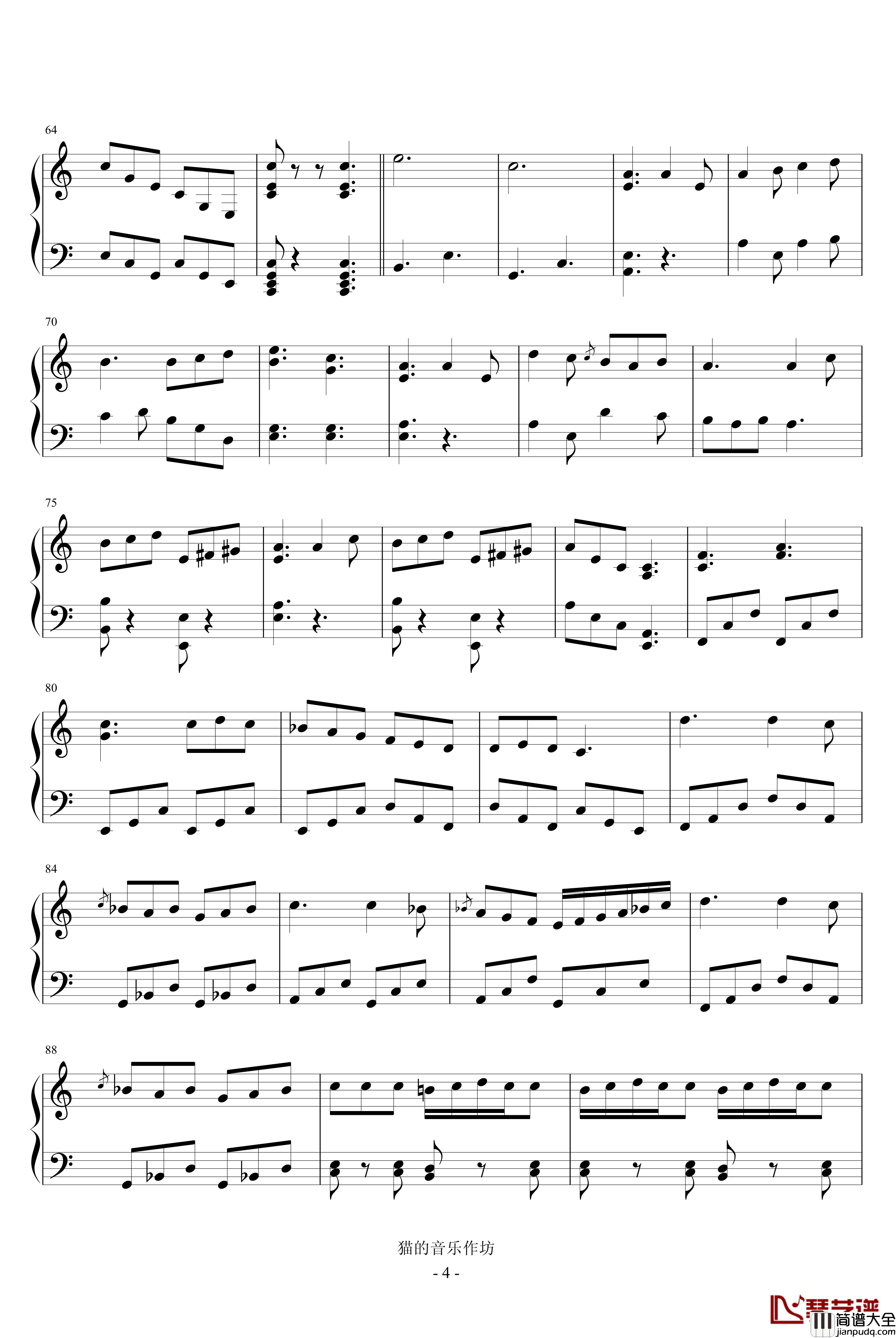 C大调奏鸣曲钢琴谱_三_布列瓦尔