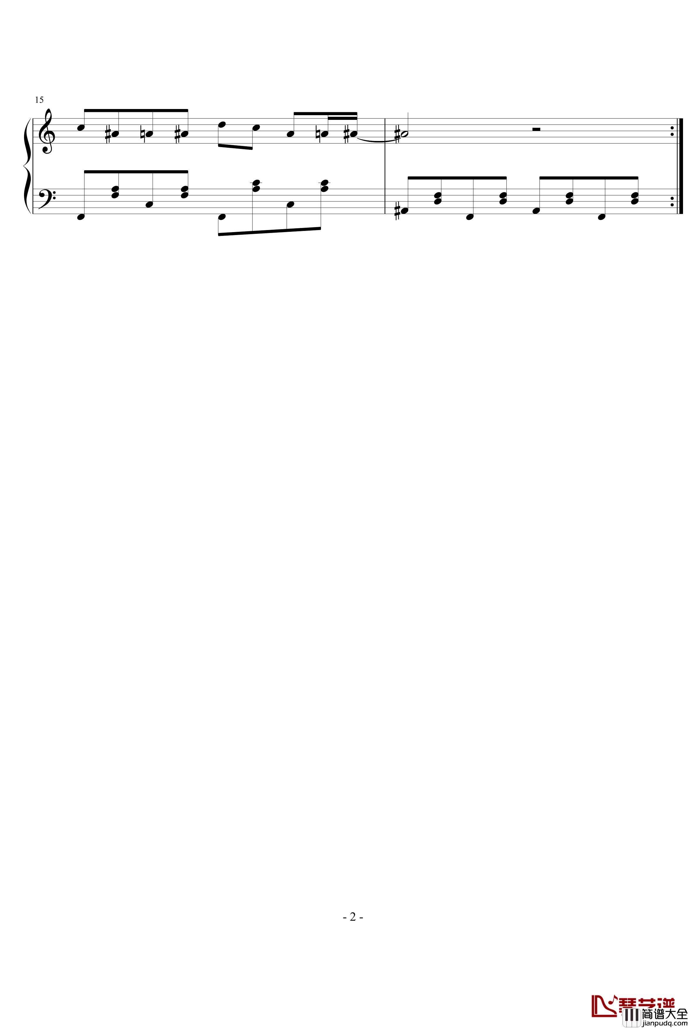 马戏团钢琴谱_跳猴子_游戏