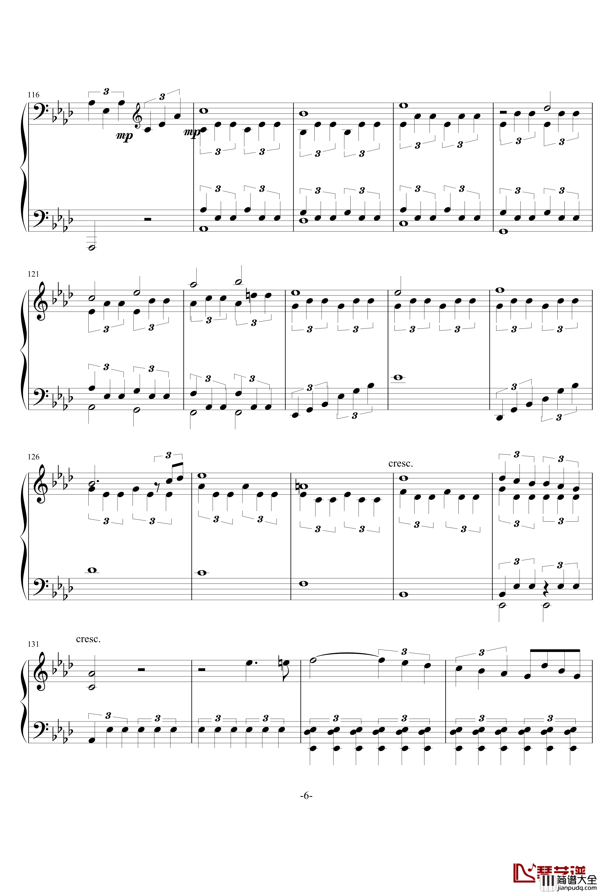 悲怆钢琴谱_贝多芬_beethoven