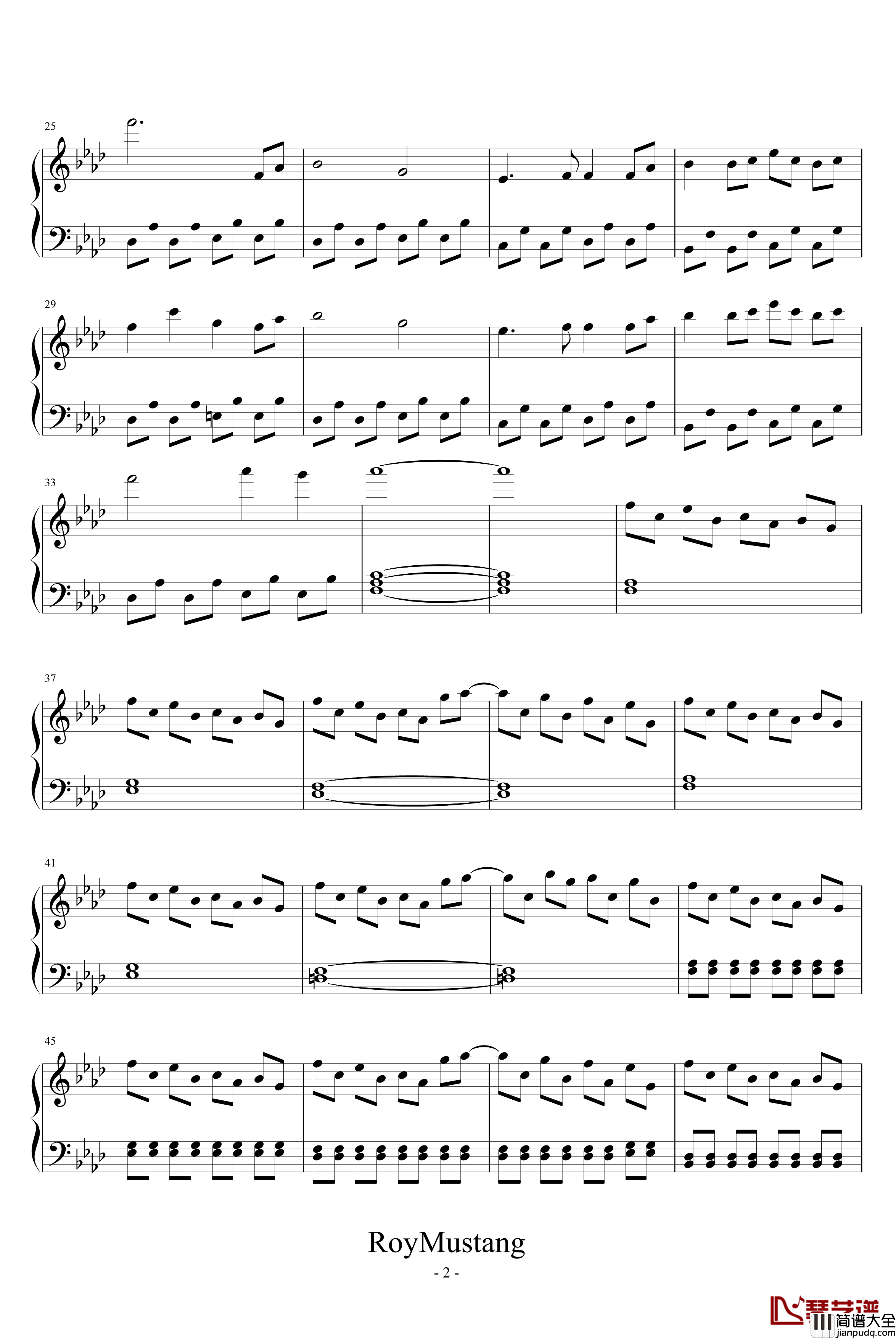 Lunatic_Princess钢琴谱_竹取飛翔_动漫影视_东方永夜抄