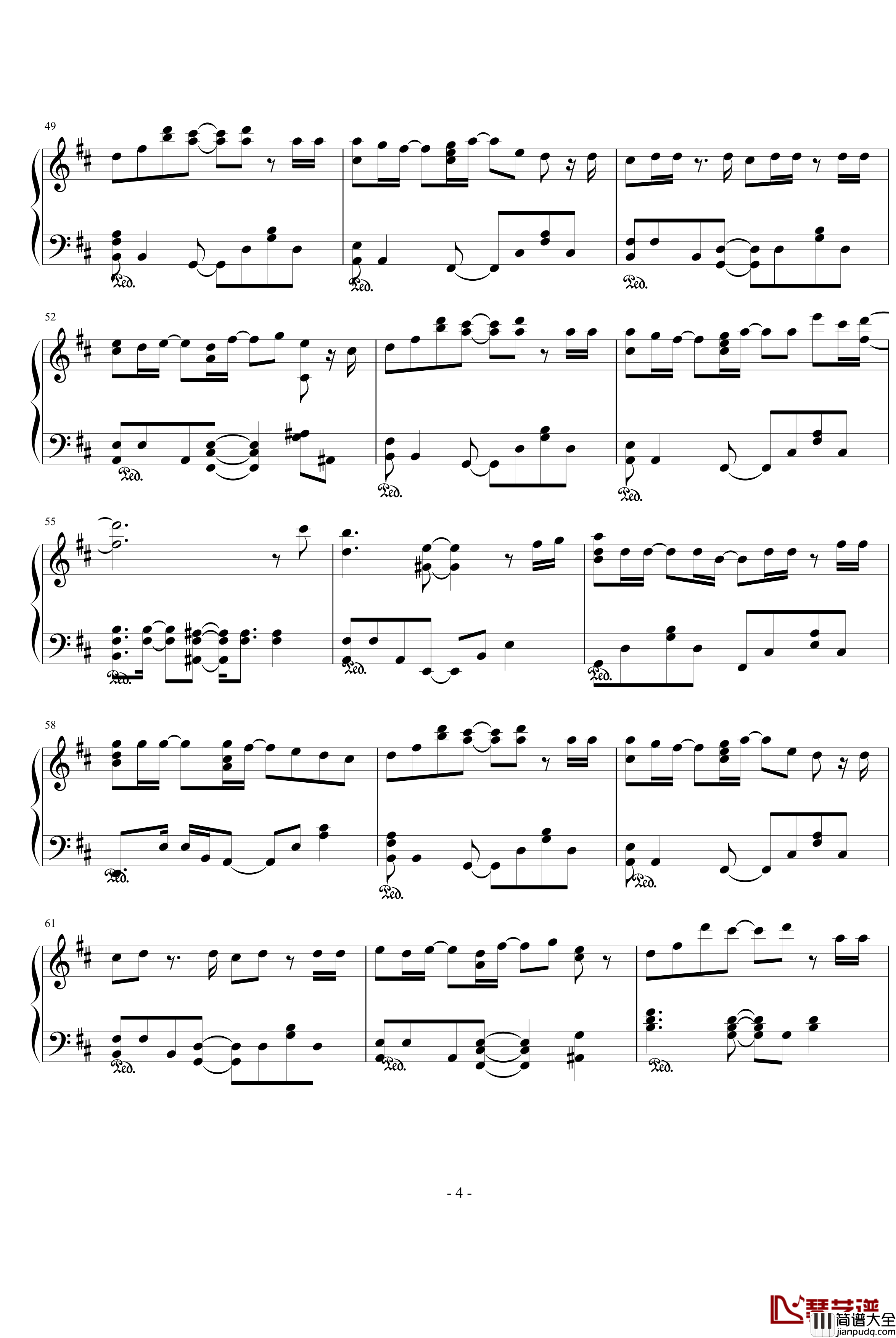 heavenly_days钢琴谱_影视